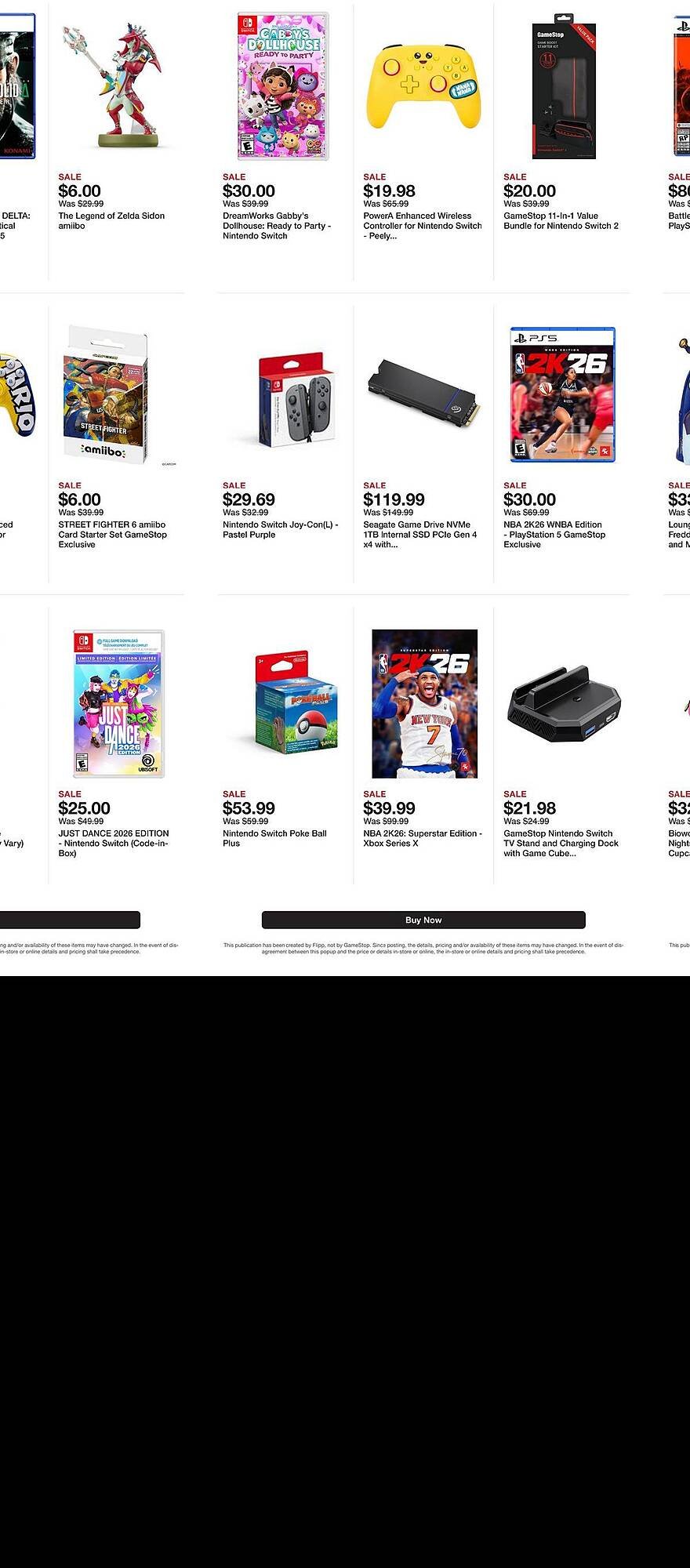 Game Stop weekly ad