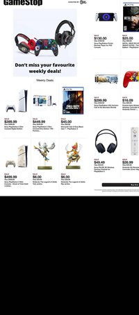 Game Stop weekly ad