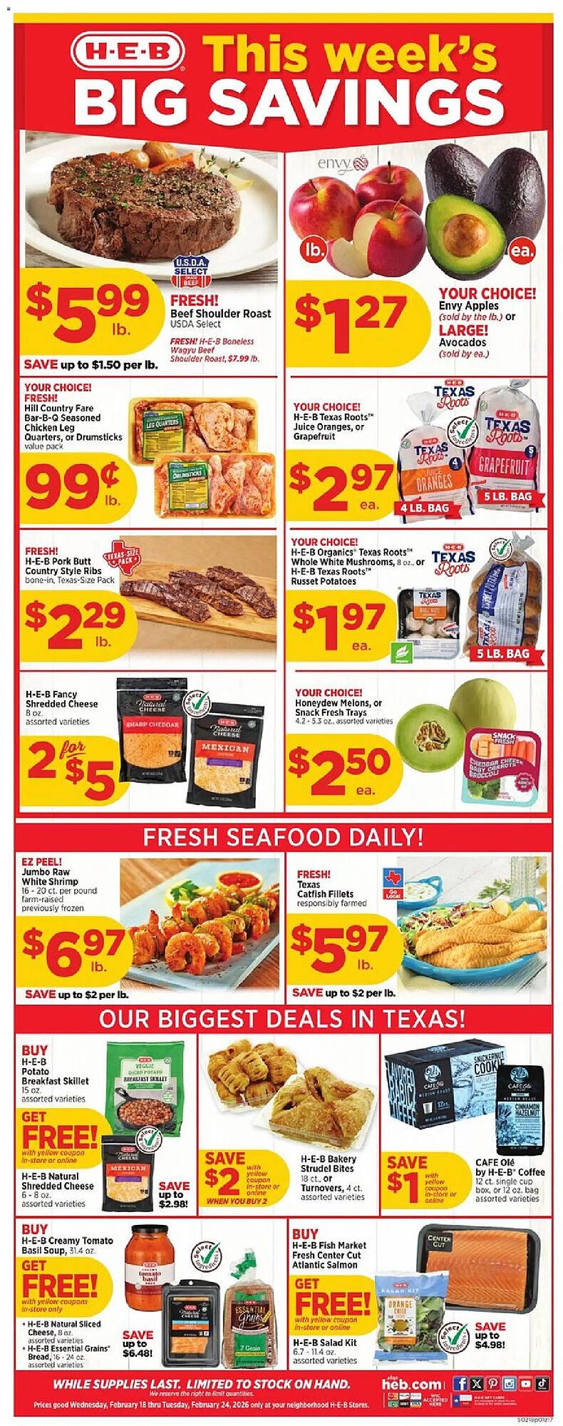 H-E-B weekly ad