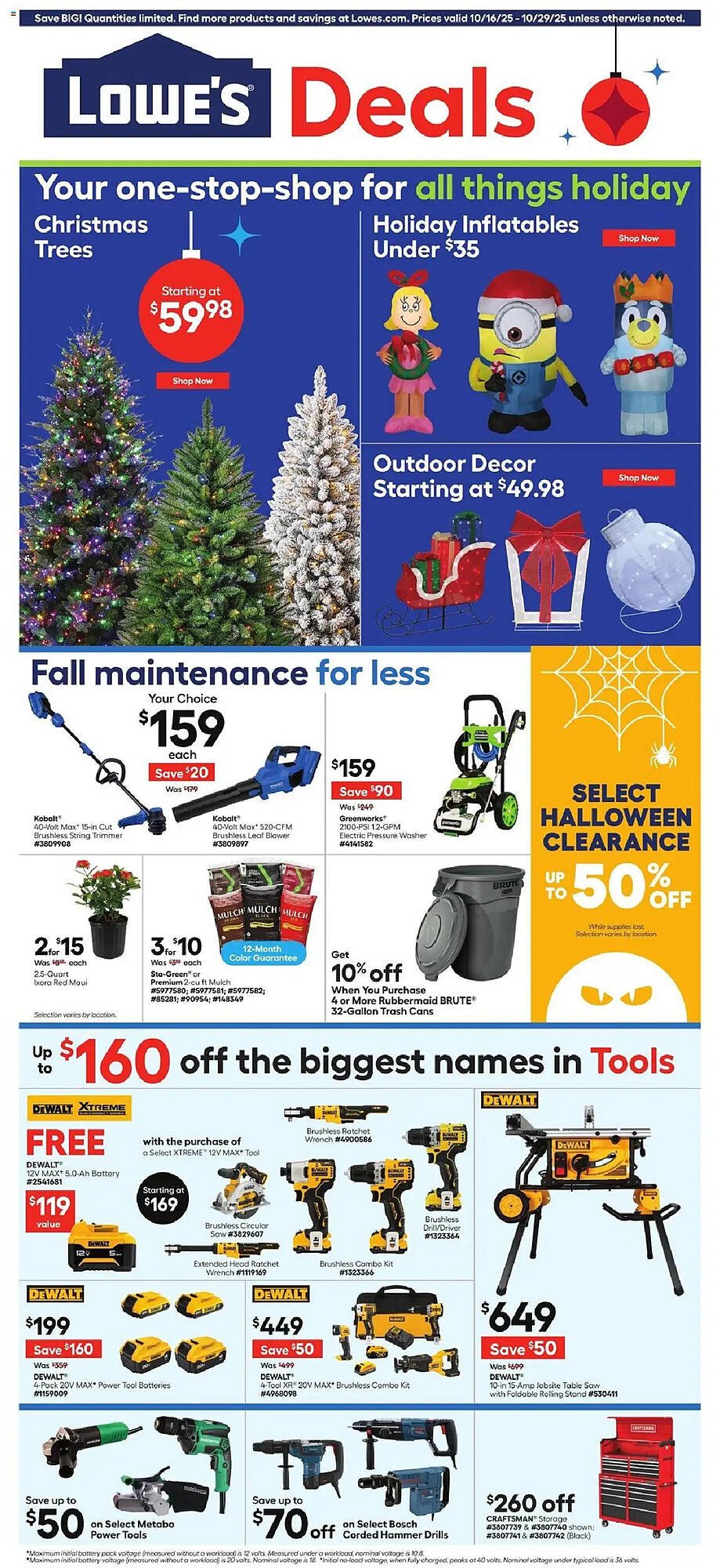 Lowe&#039;s weekly ad (2025-10-16 - 2025-10-29) | 1