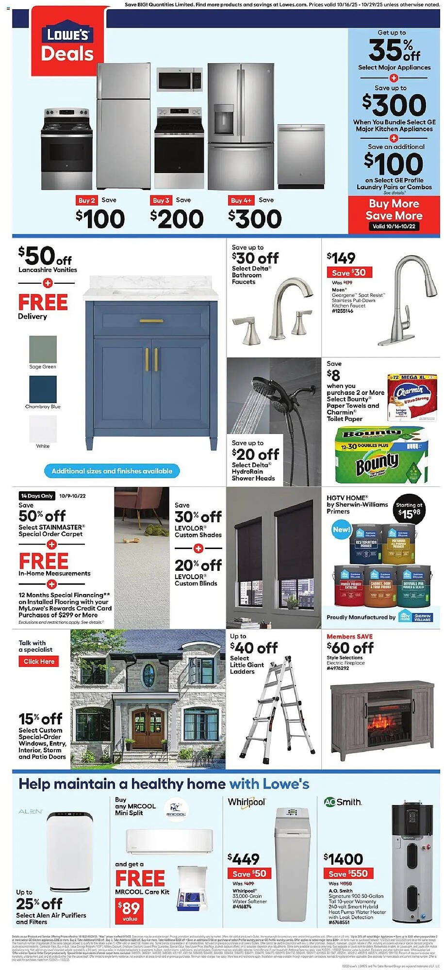 Lowe&#039;s weekly ad (2025-10-16 - 2025-10-29) | 2