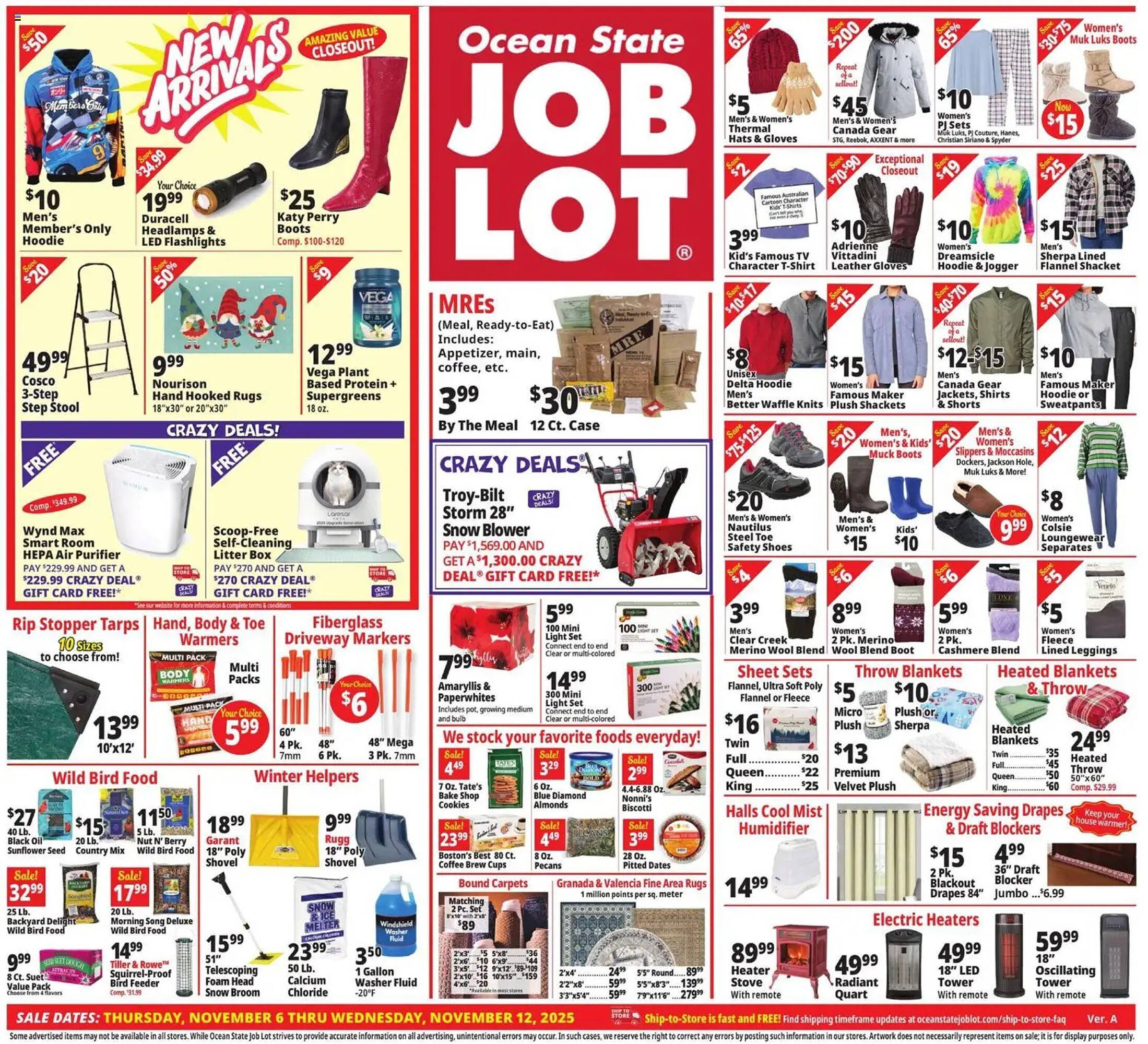 Ocean State Job Lot flyer (2025-11-06 - 2025-11-12) | 1