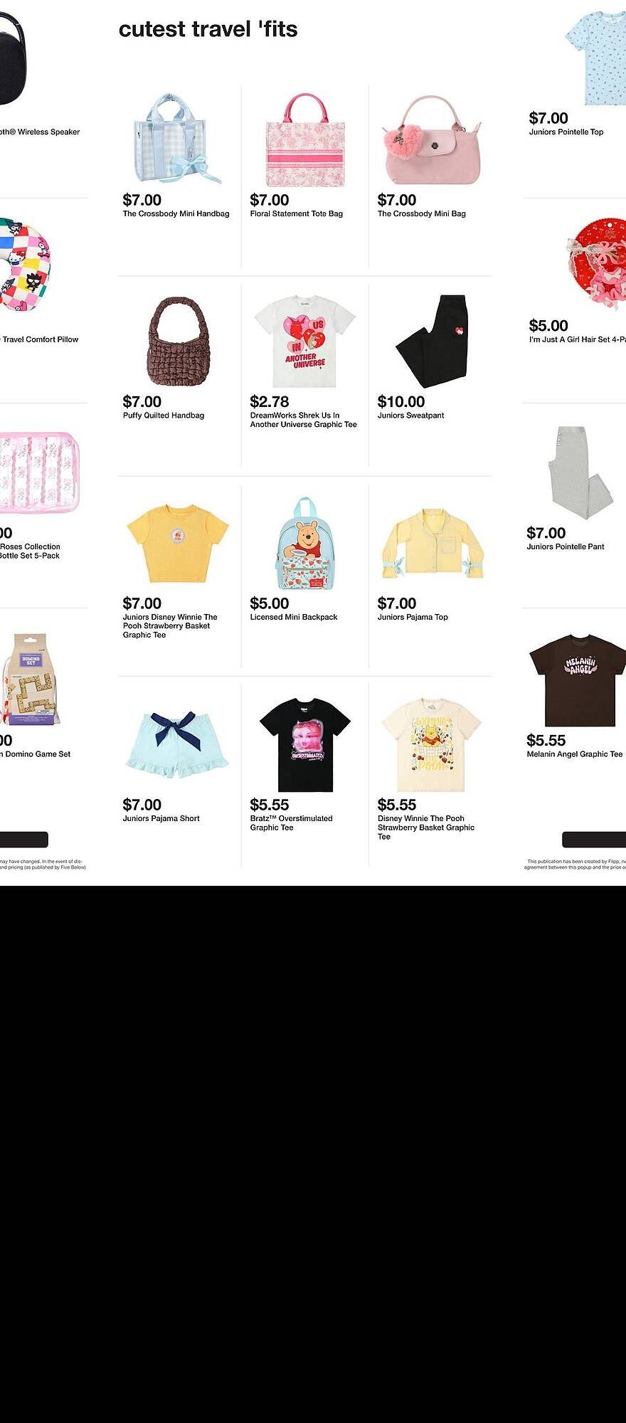 Five Below weekly ad