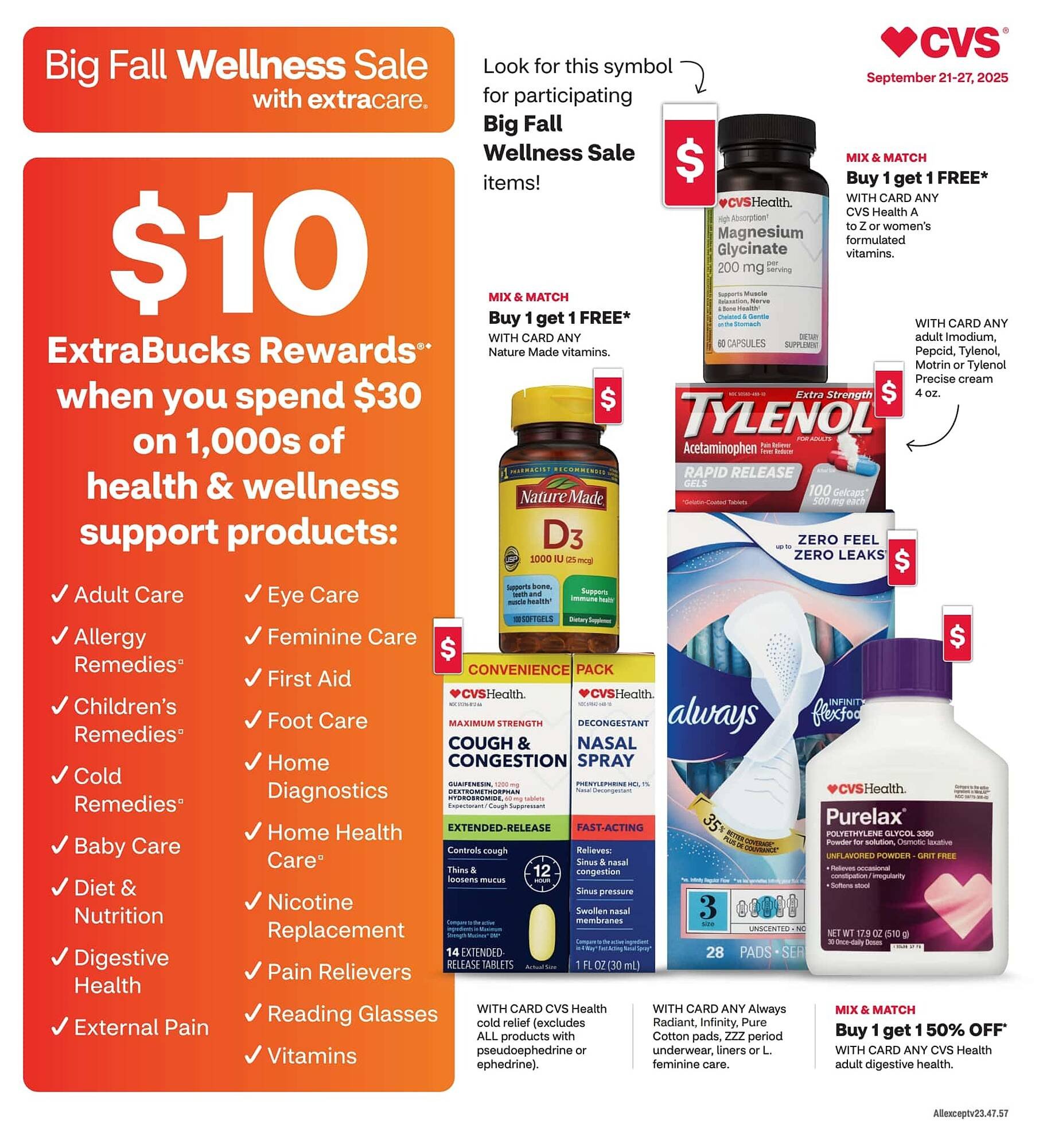 CVS weekly ad (2025-09-21 - 2025-09-27) | 1