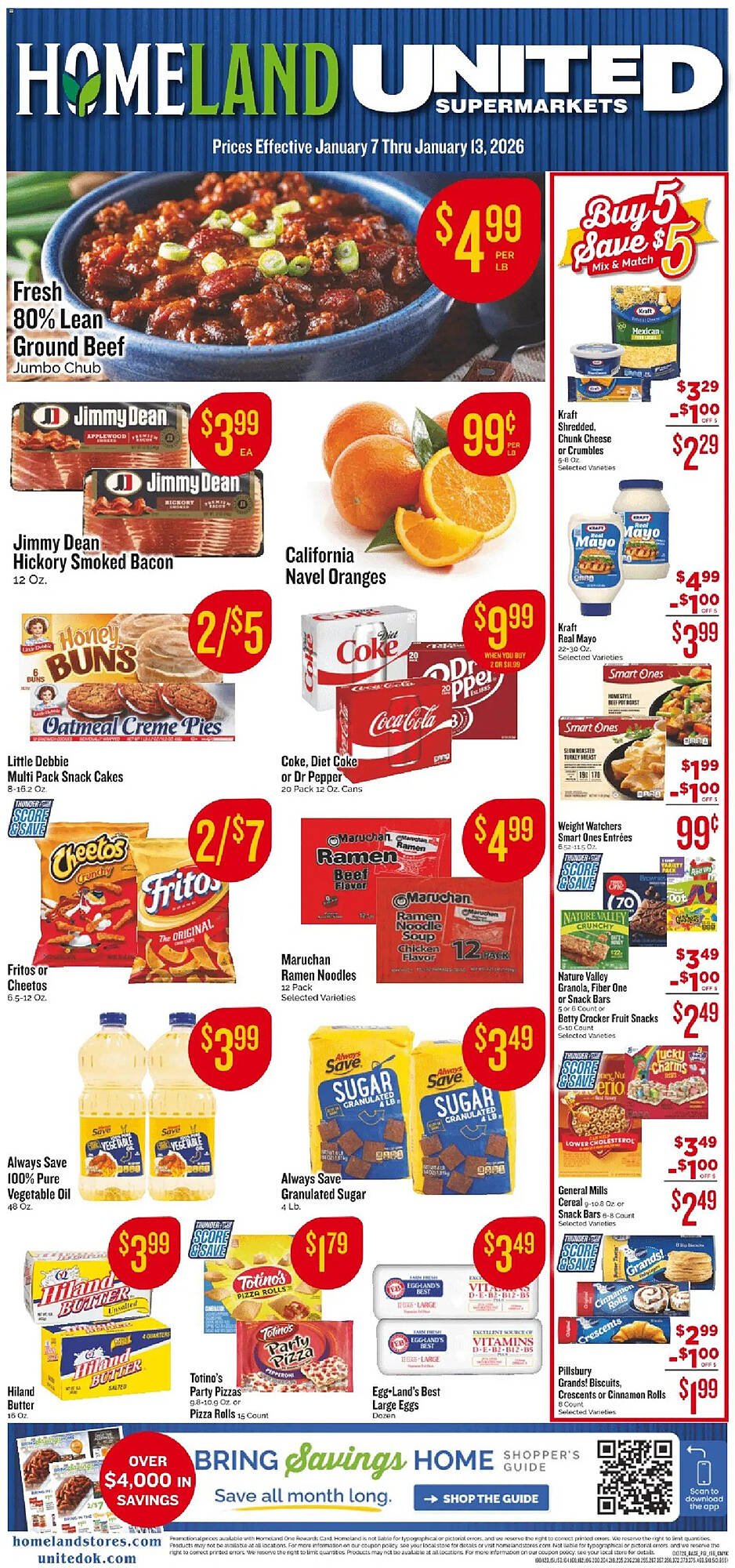 Homeland Market weekly ad