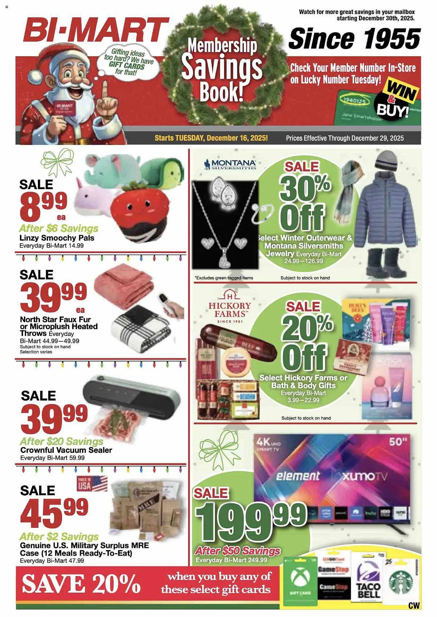 Bi-Mart weekly ad