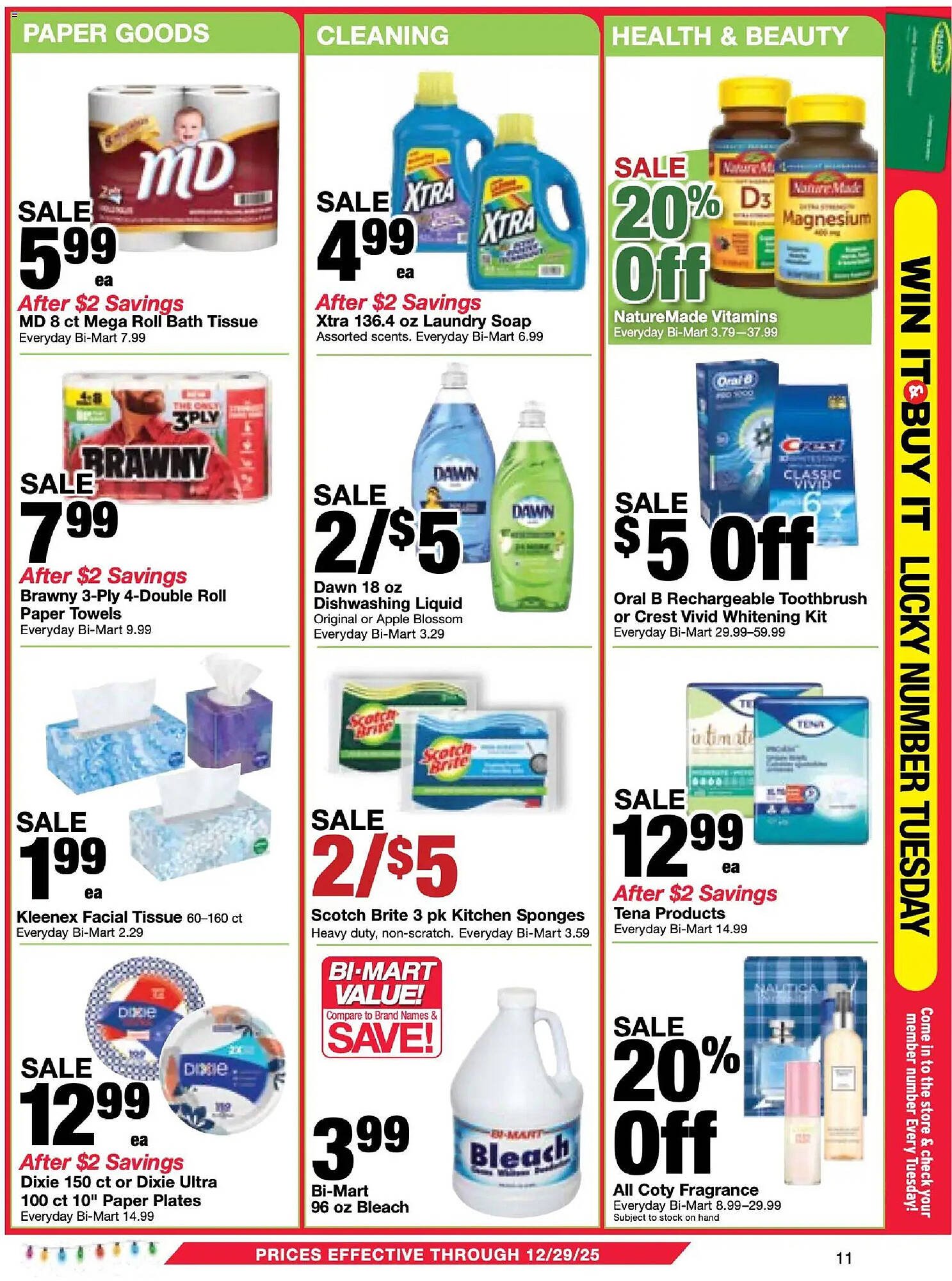 Bi-Mart weekly ad