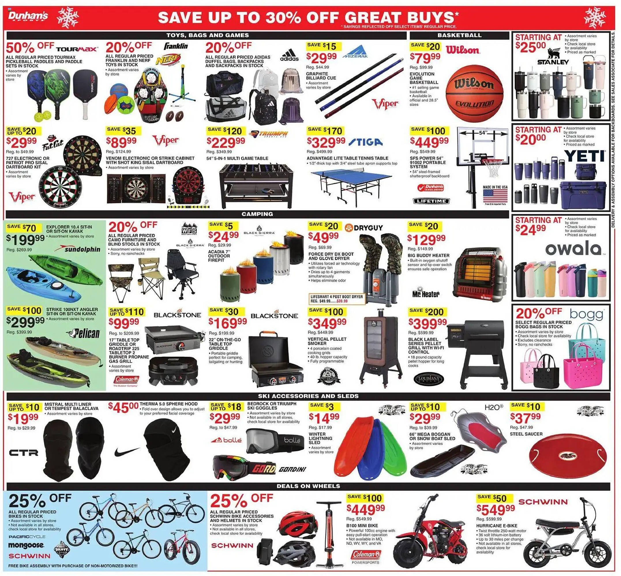 Dunham&#039;s Sports weekly ad