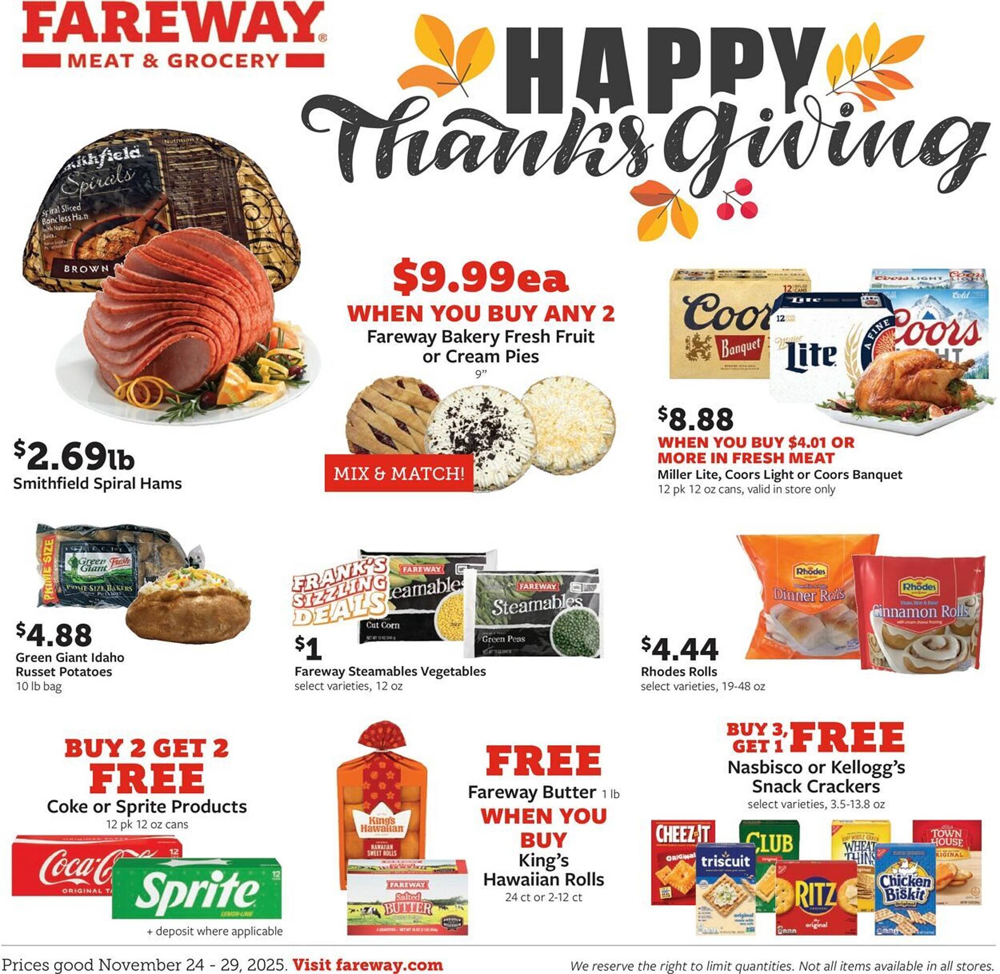 Fareway weekly ad (2025-11-23 - 2025-11-29)