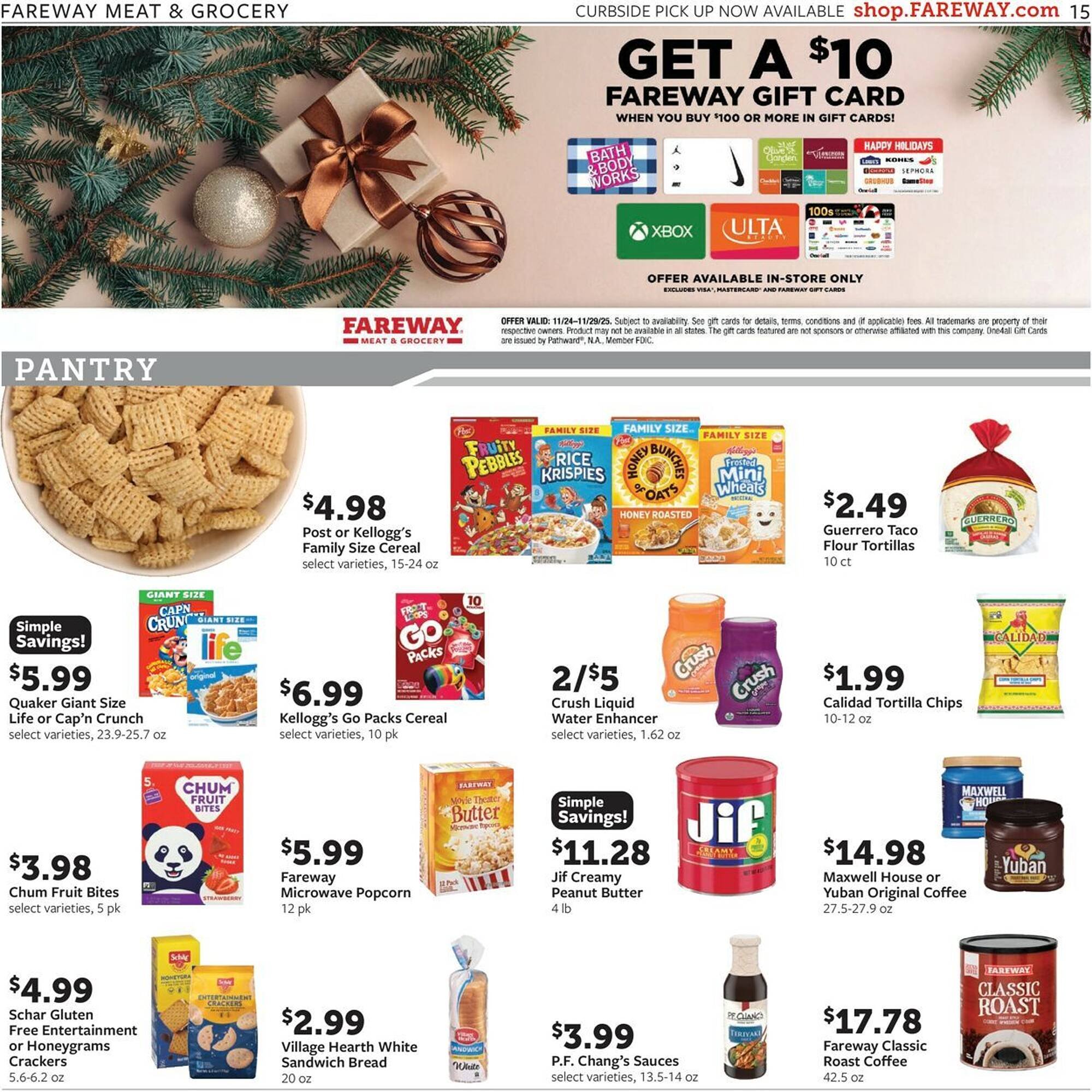 Fareway weekly ad (2025-11-23 - 2025-11-29)