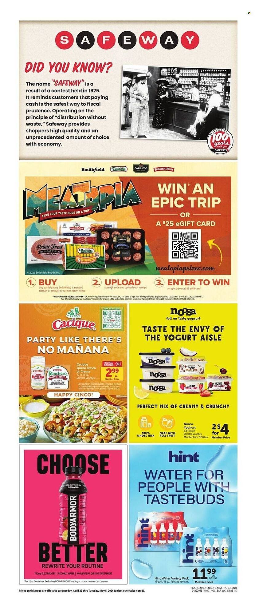 Safeway weekly ad