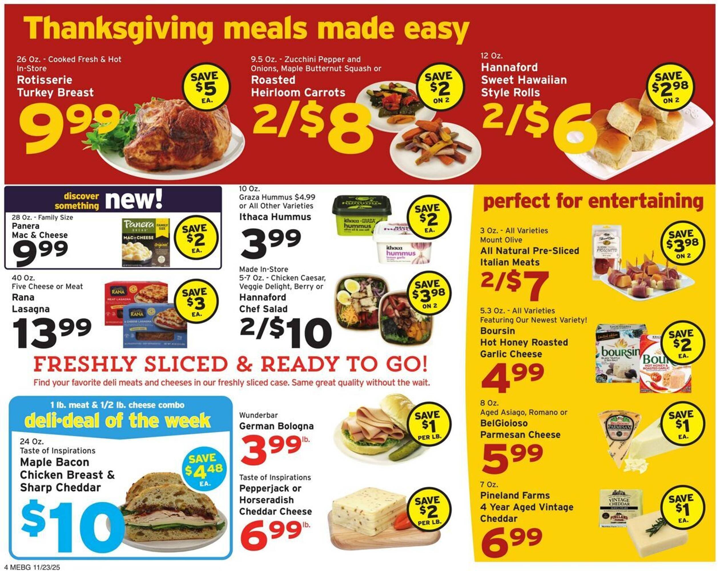 Hannaford flyer