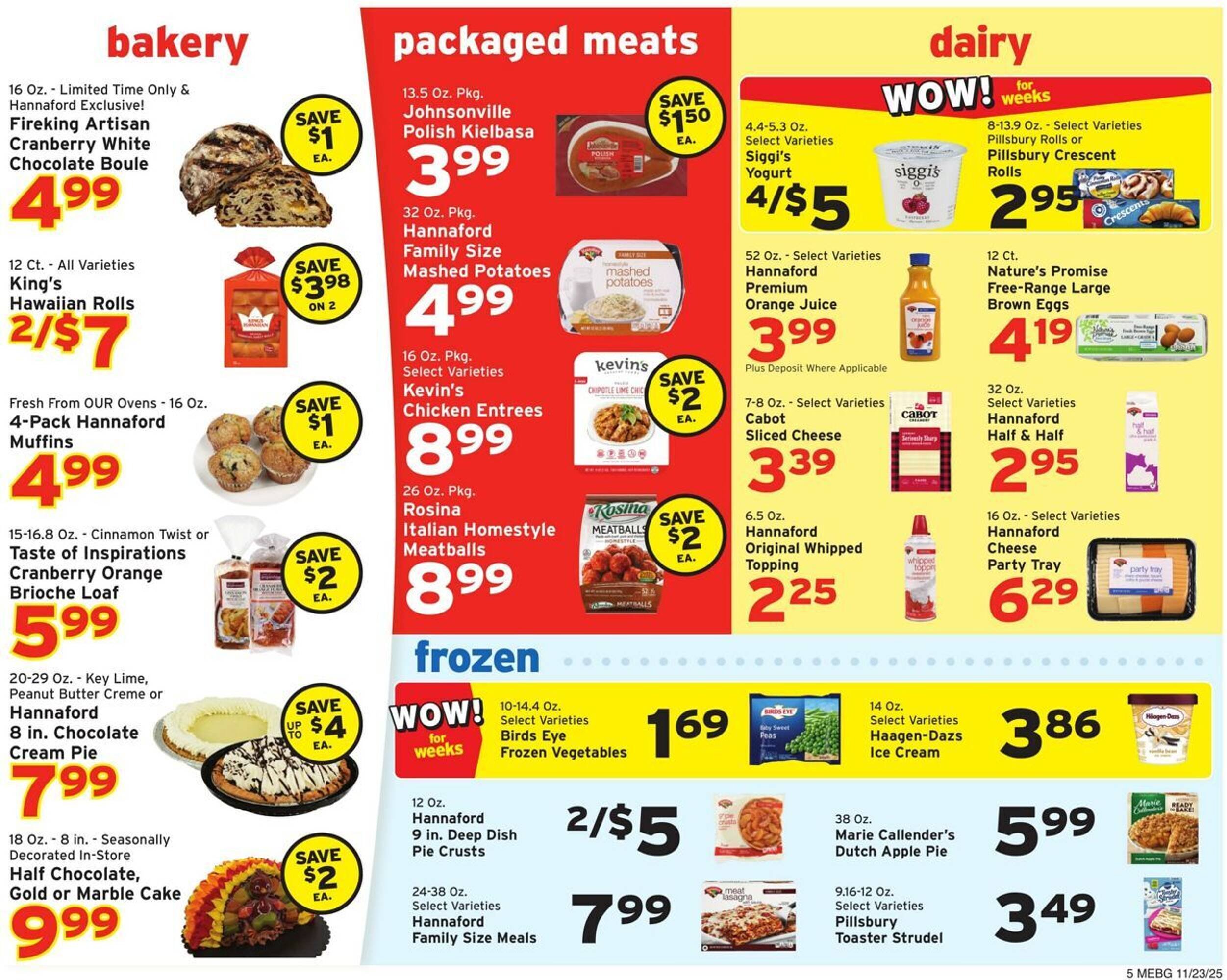 Hannaford flyer