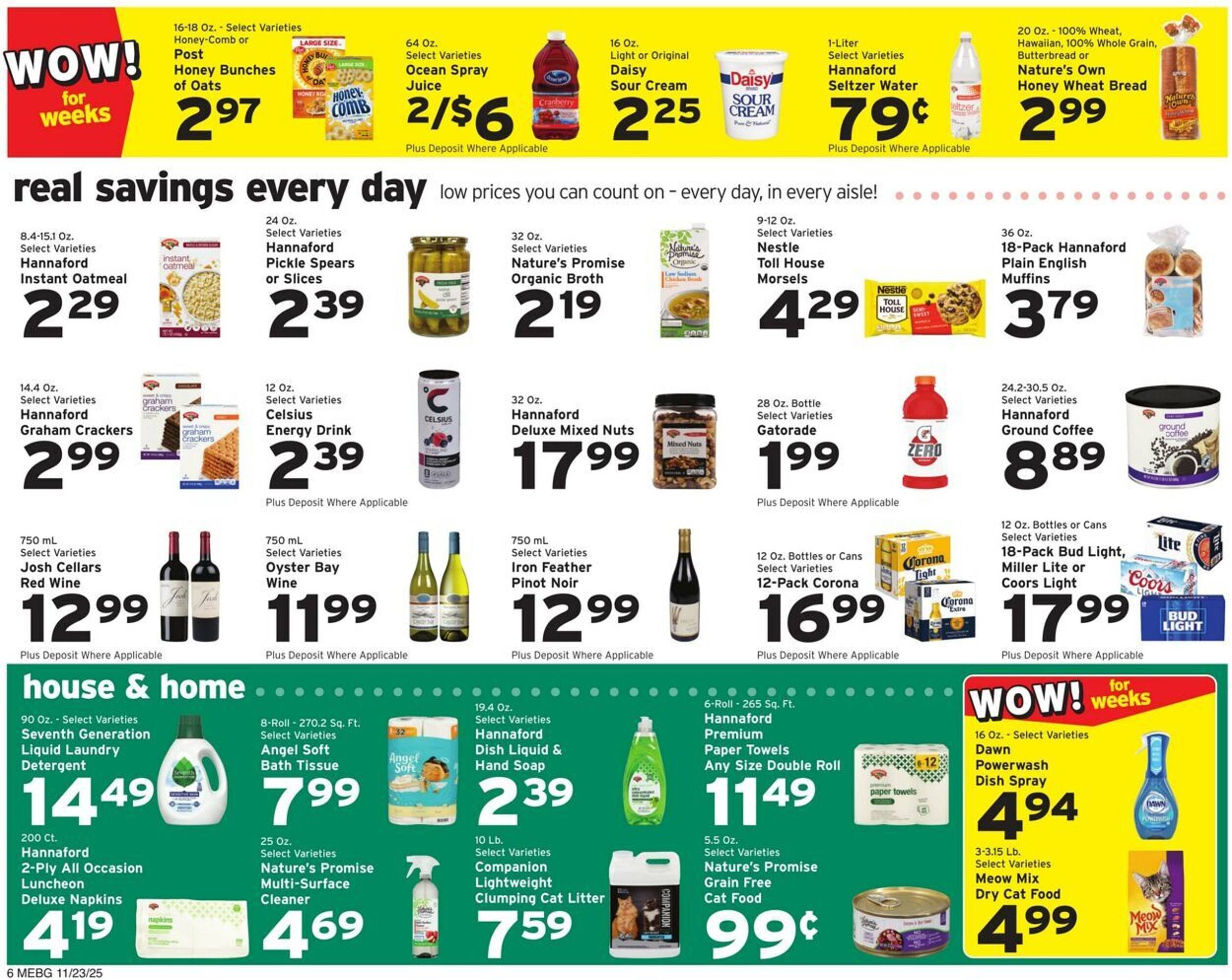 Hannaford flyer