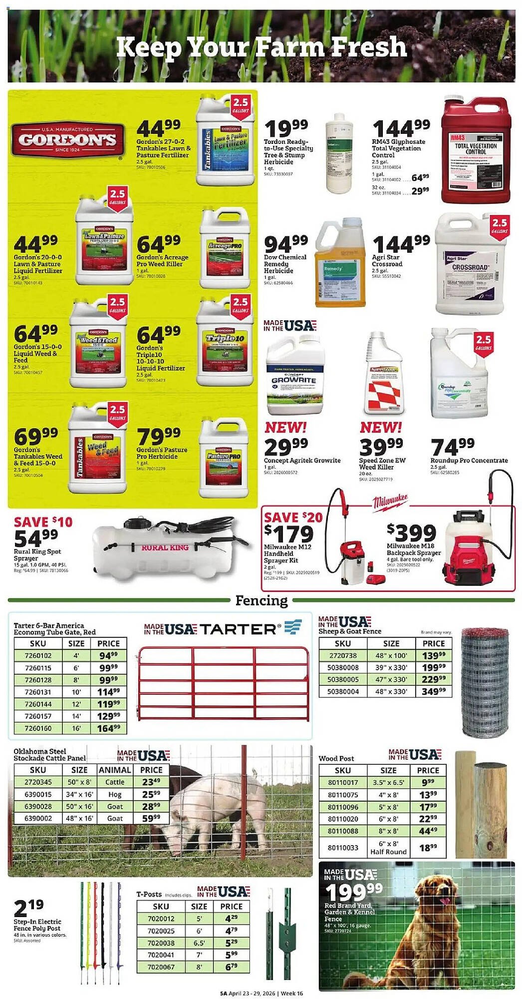 Rural King weekly ad