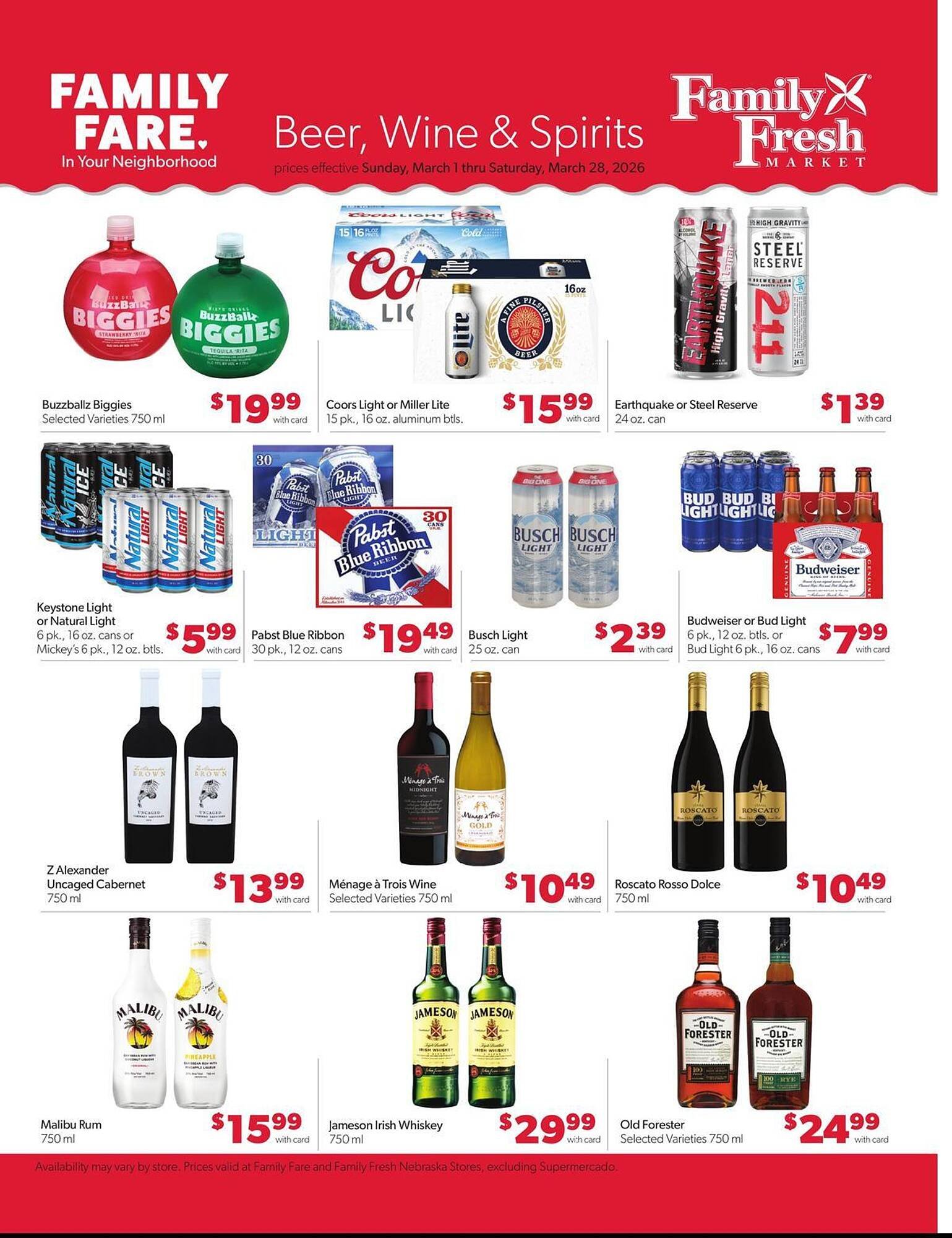 Family Fare weekly ad