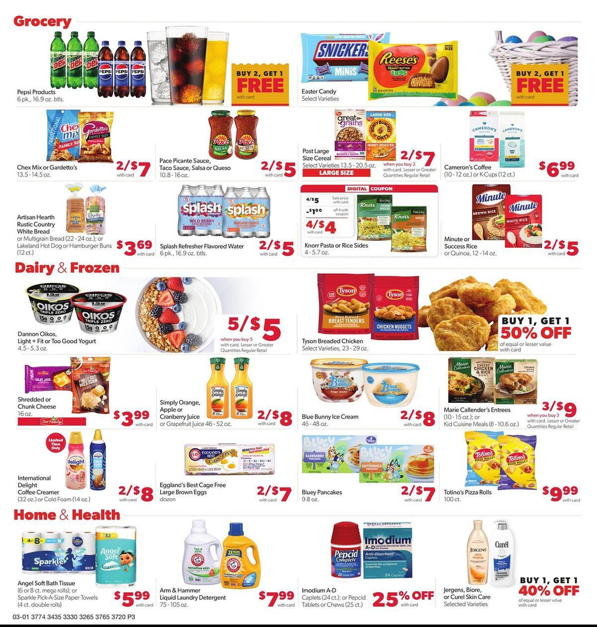 Family Fare weekly ad
