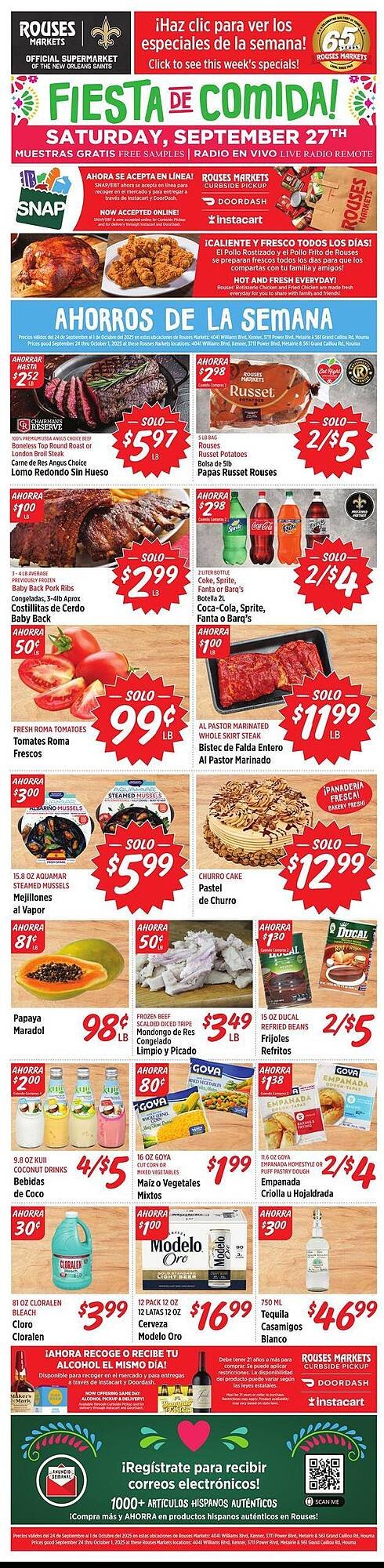 Rouses weekly ad (2025-09-24 - 2025-10-01) | 1