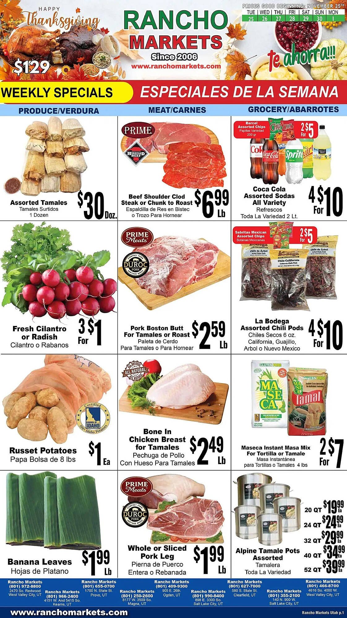 Rancho Markets weekly ad