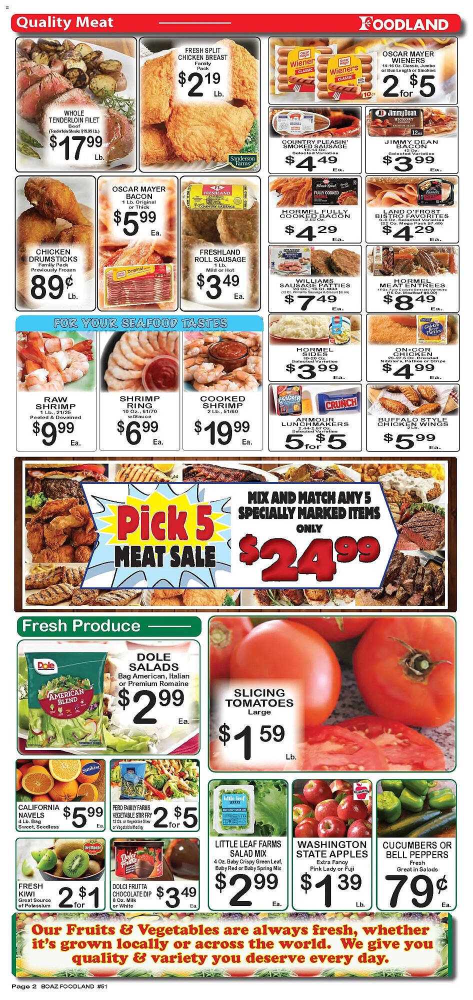 Foodland weekly ad