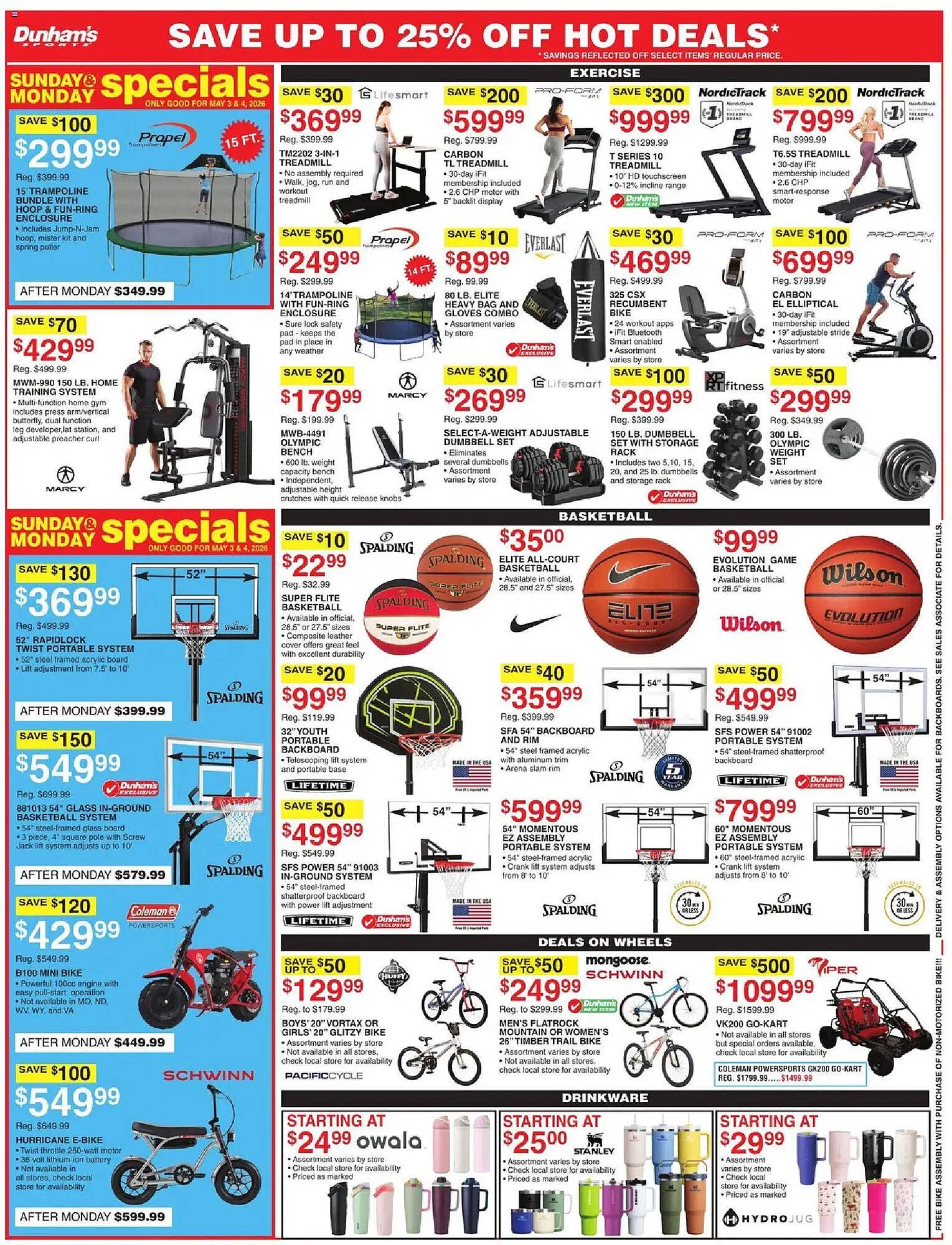 Dunham's Sports weekly ad