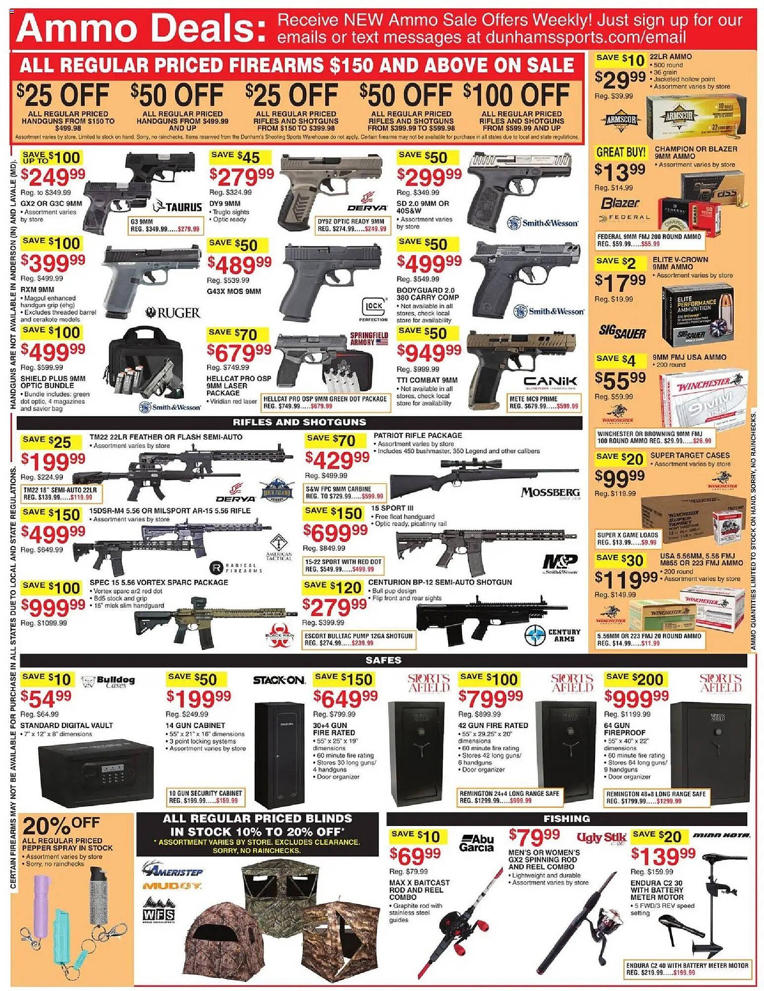 Dunham's Sports weekly ad