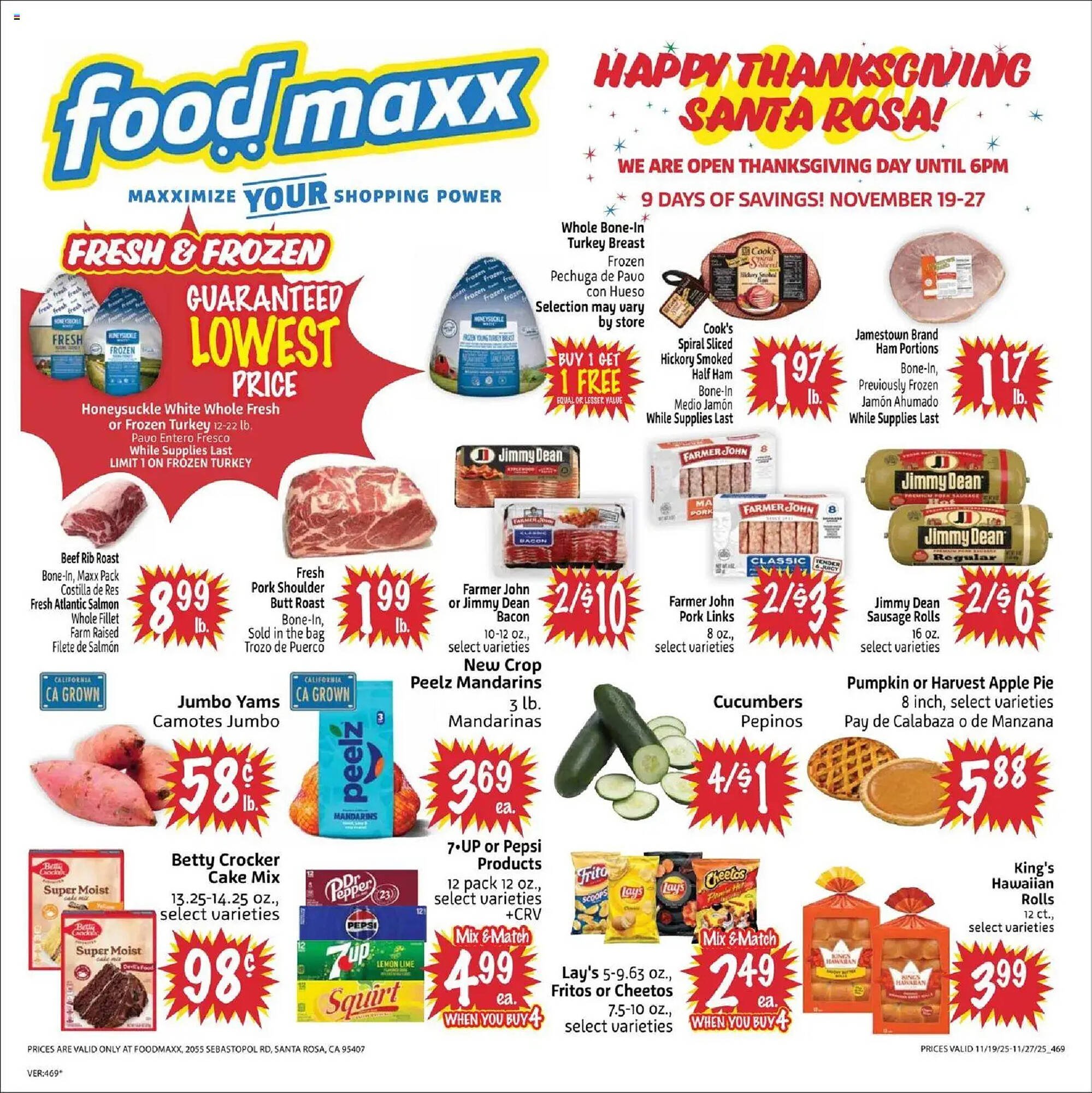 Foodmaxx weekly ad