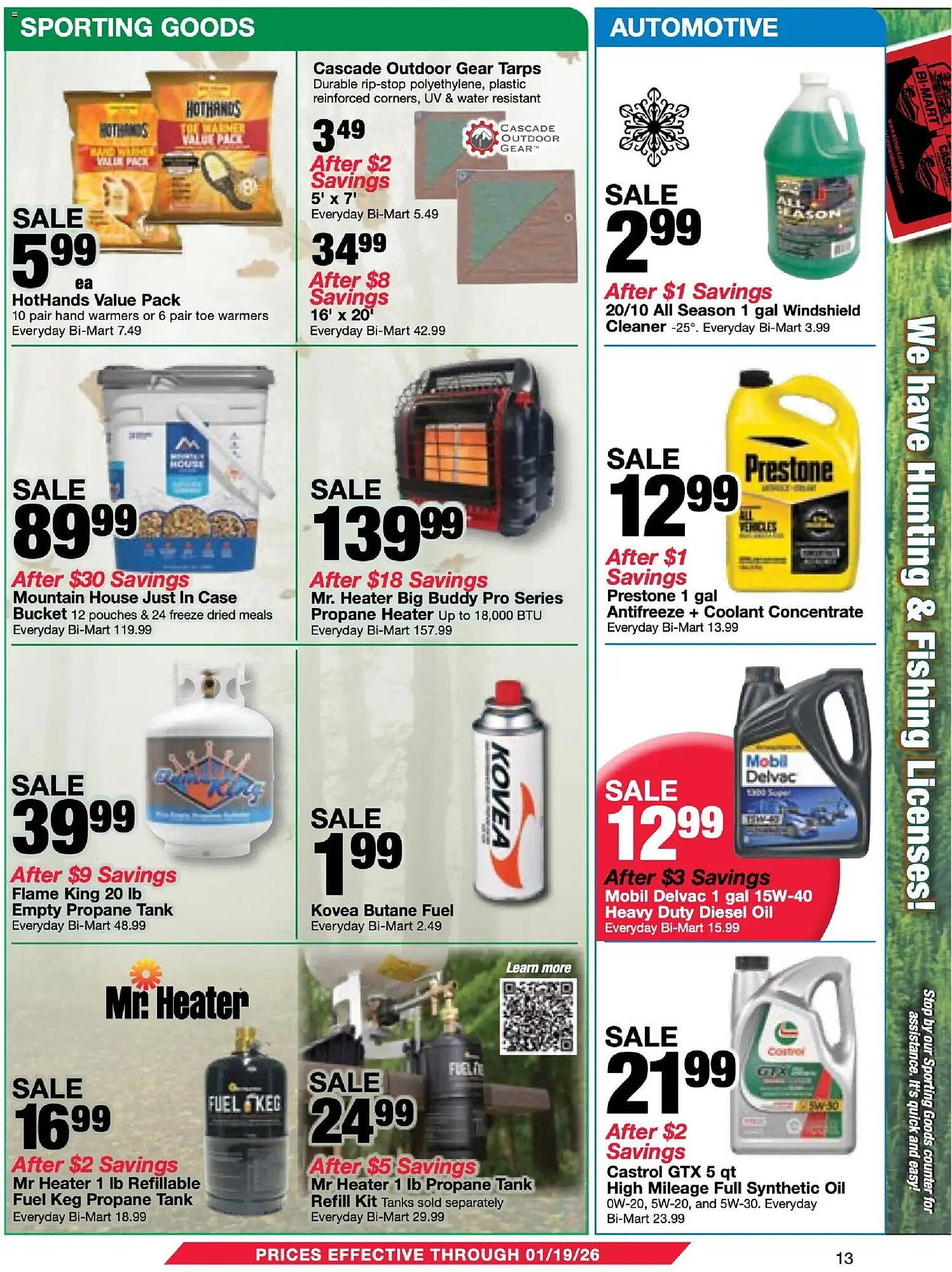Bi-Mart weekly ad