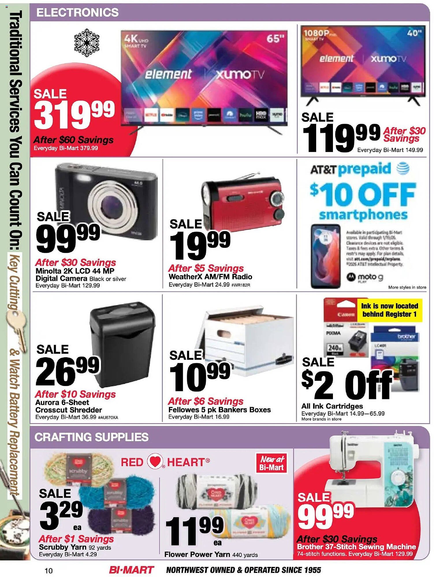 Bi-Mart weekly ad