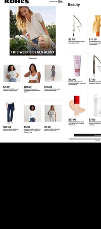 Kohl's weekly ad