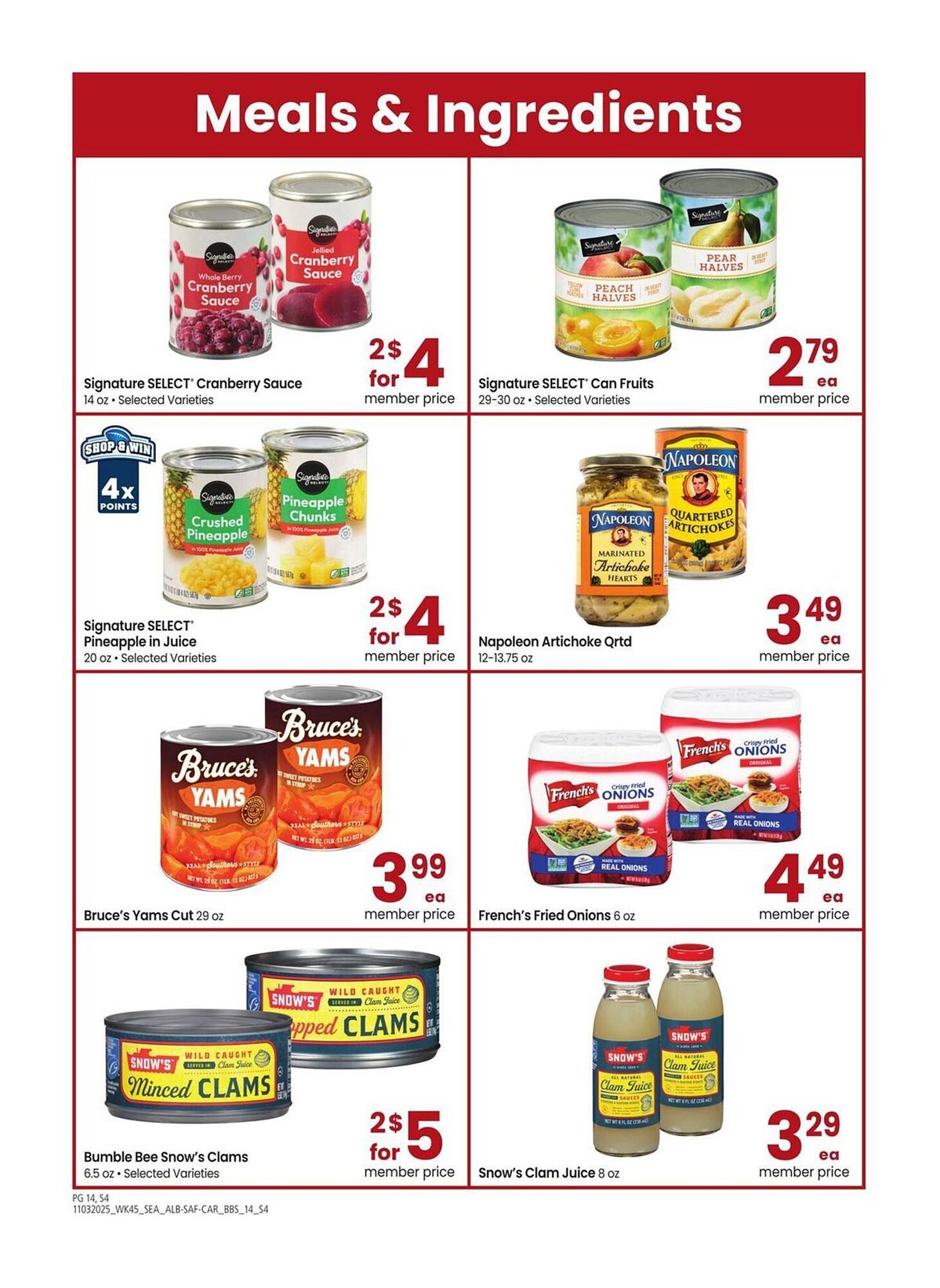Safeway weekly ad (2025-11-03 - 2025-11-30) | 14
