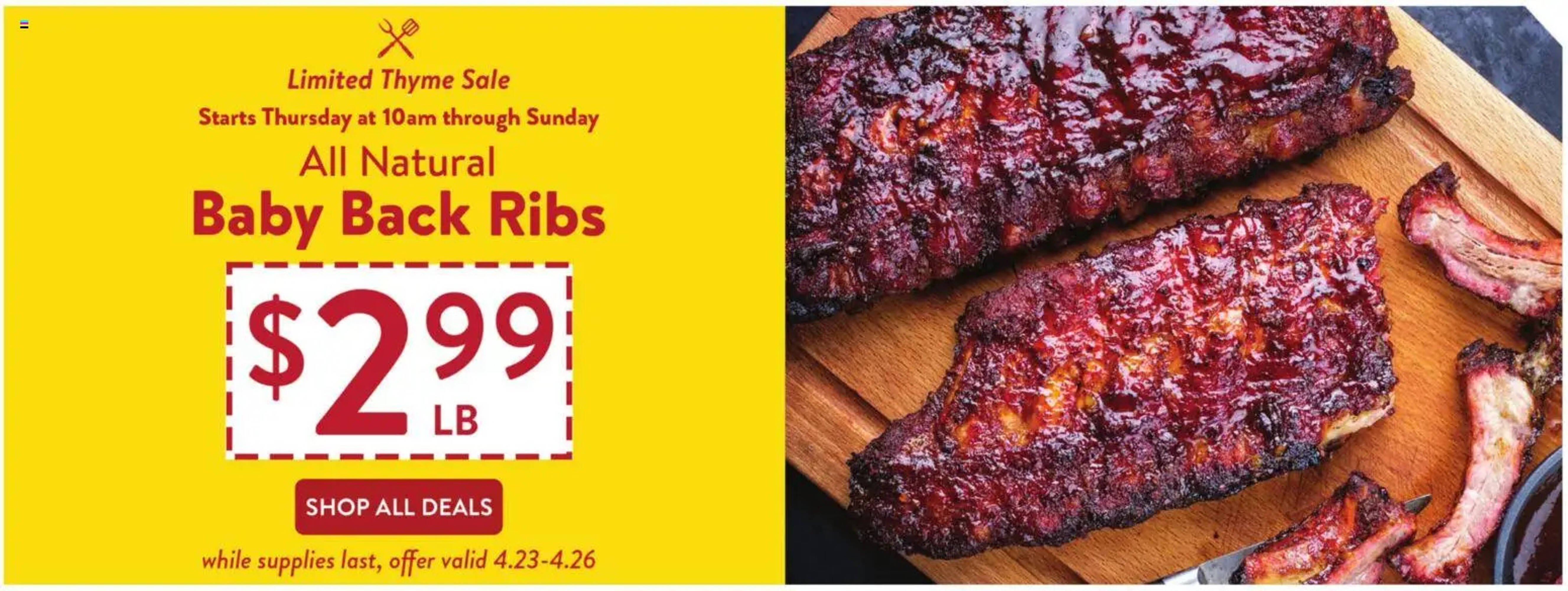 Fresh Thyme weekly ad