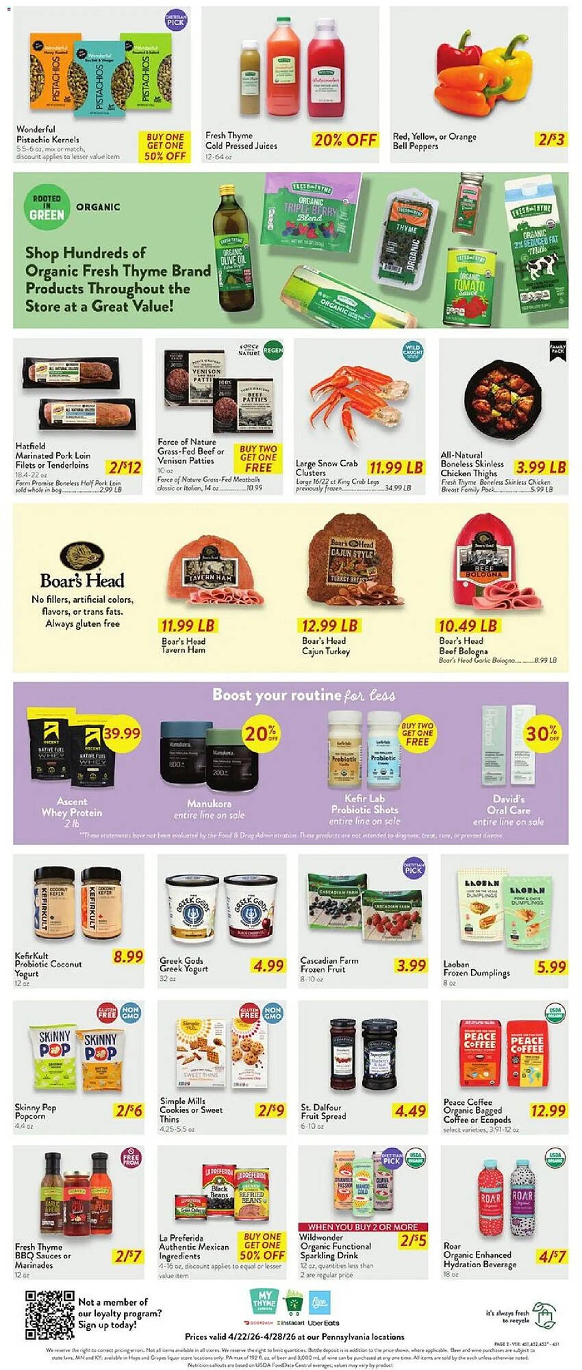 Fresh Thyme weekly ad