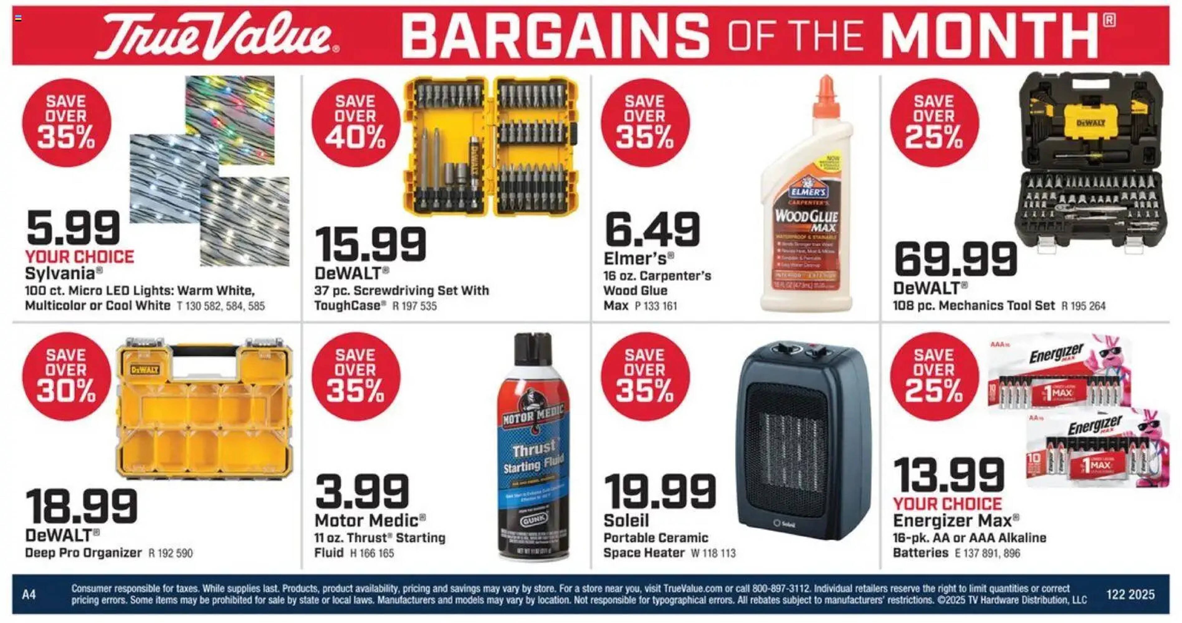 True Value weekly ad