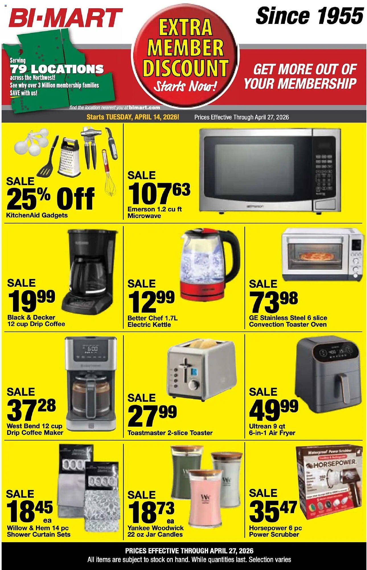 Bi-Mart weekly ad