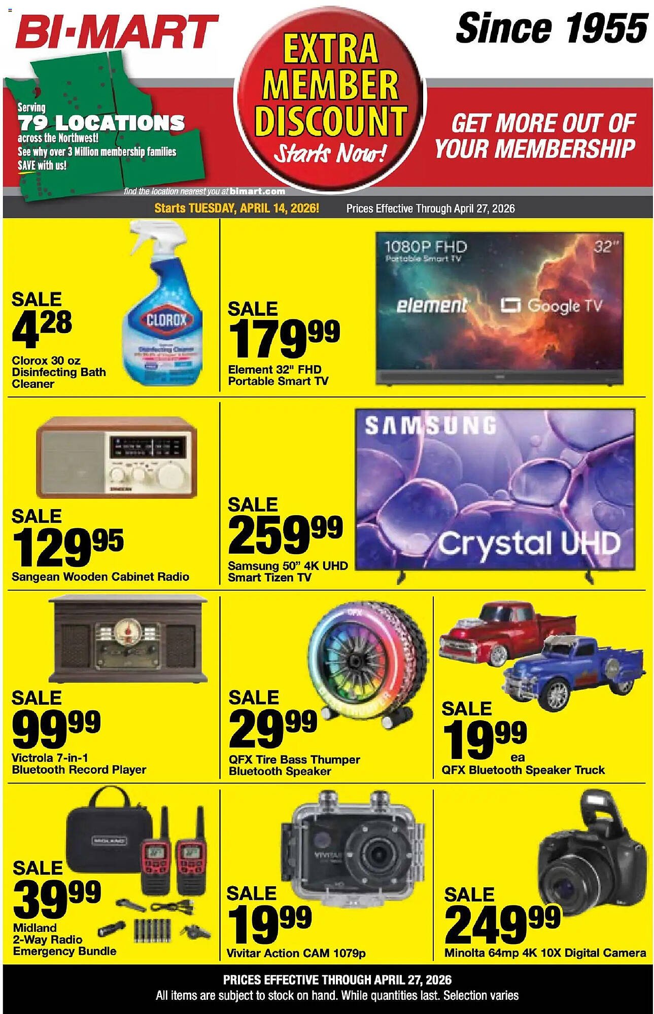 Bi-Mart weekly ad