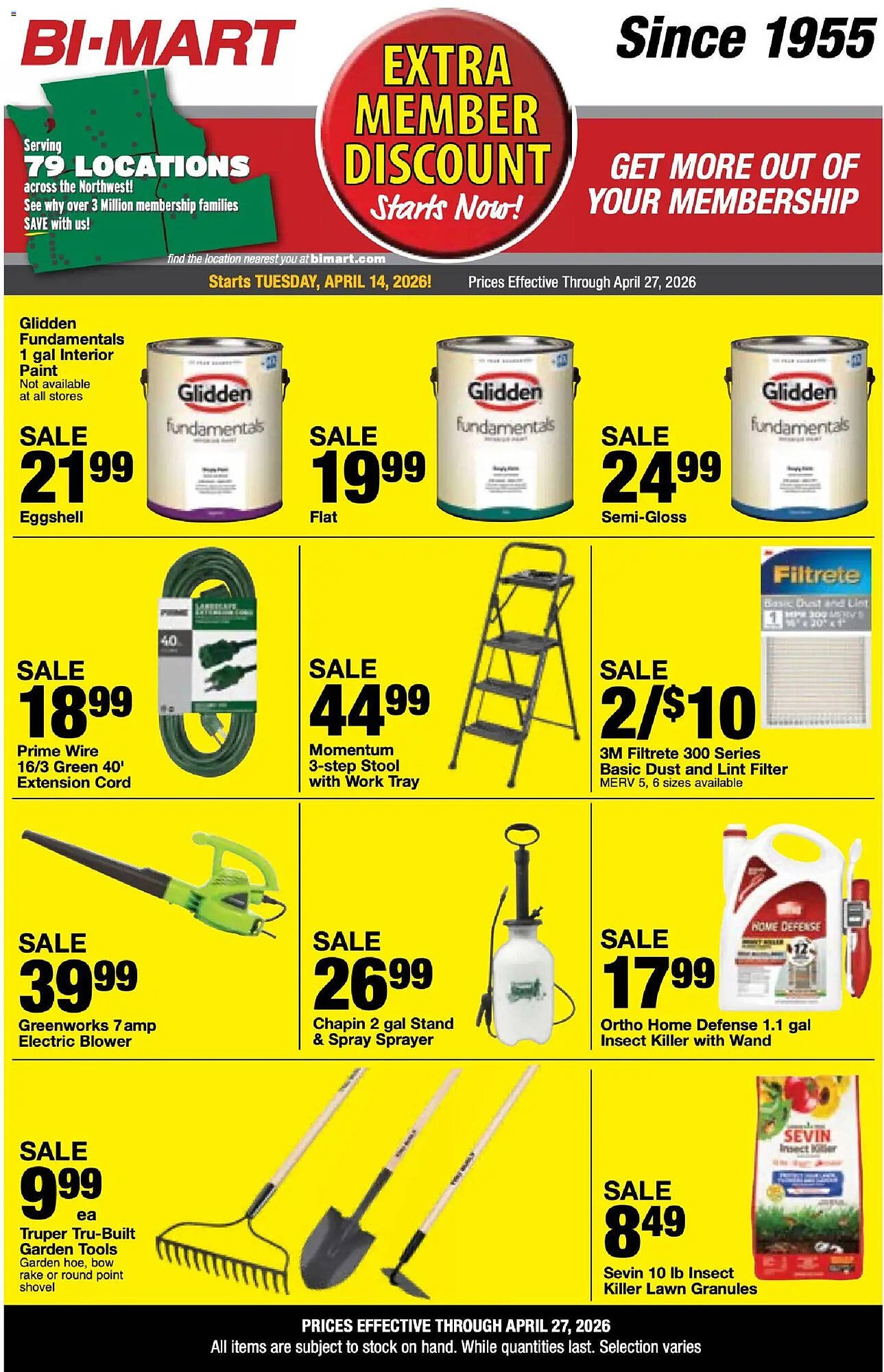 Bi-Mart weekly ad