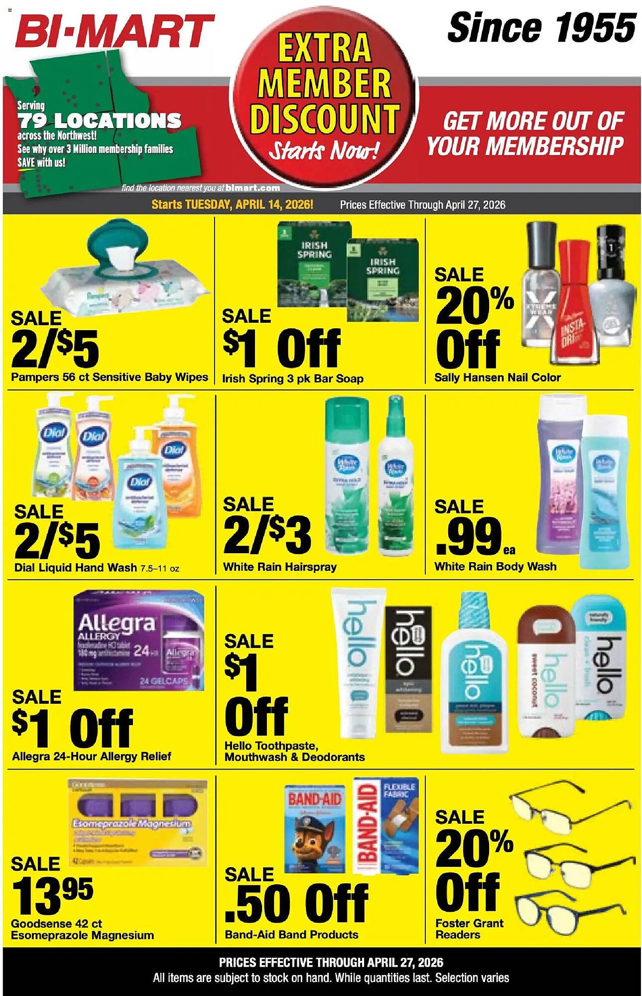 Bi-Mart weekly ad