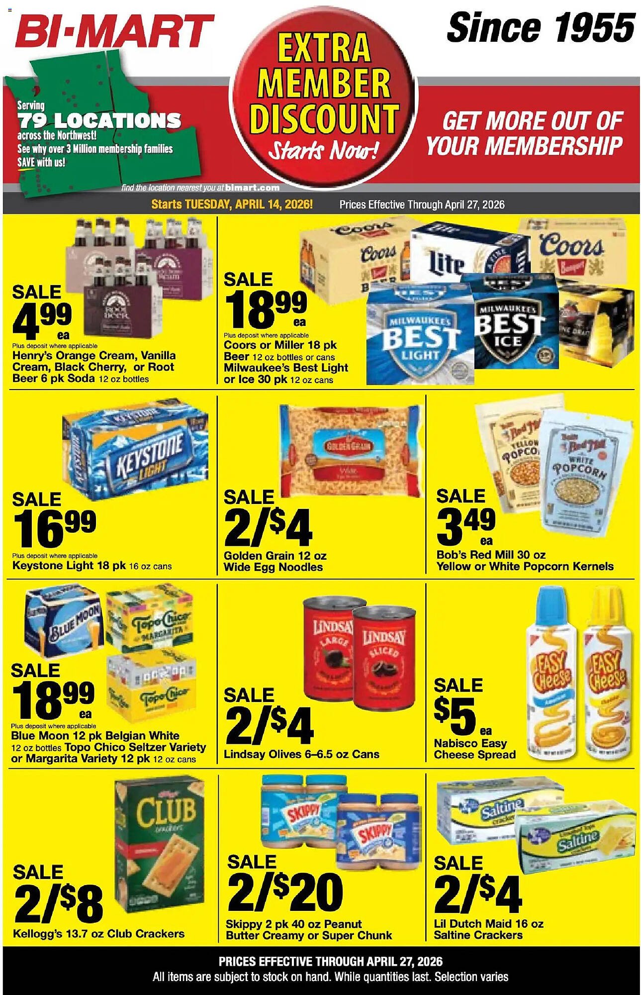 Bi-Mart weekly ad