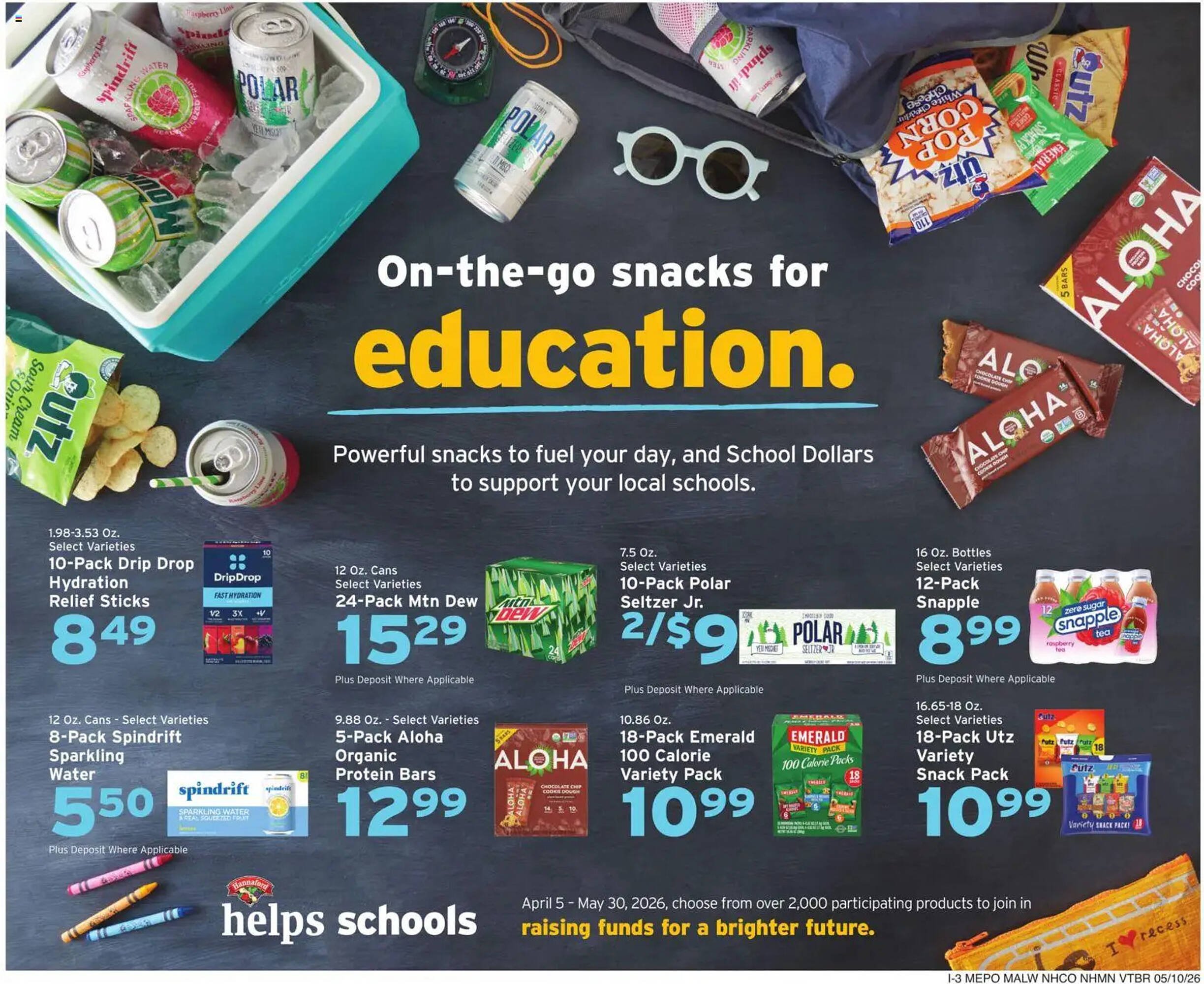 Hannaford flyer