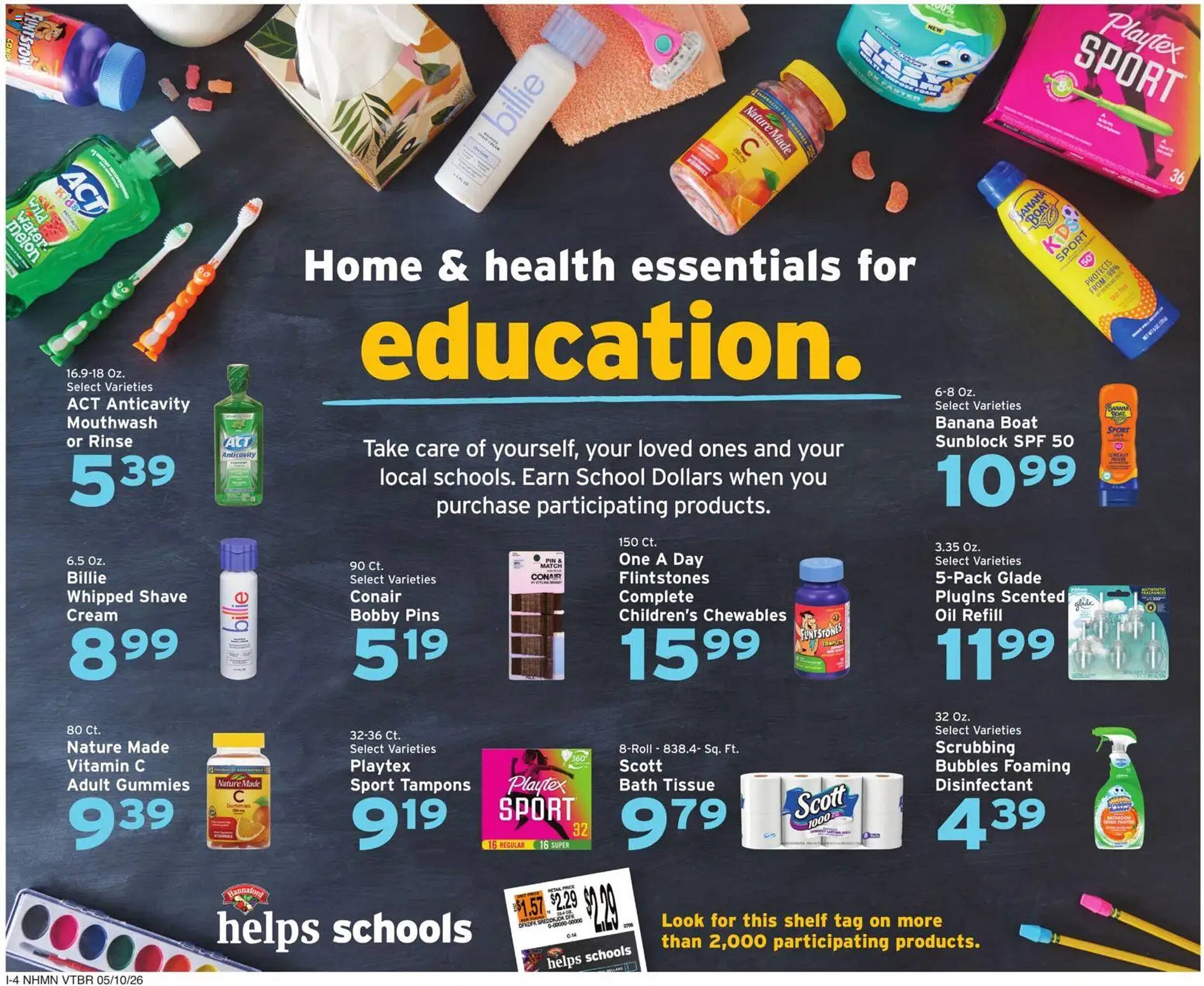 Hannaford flyer
