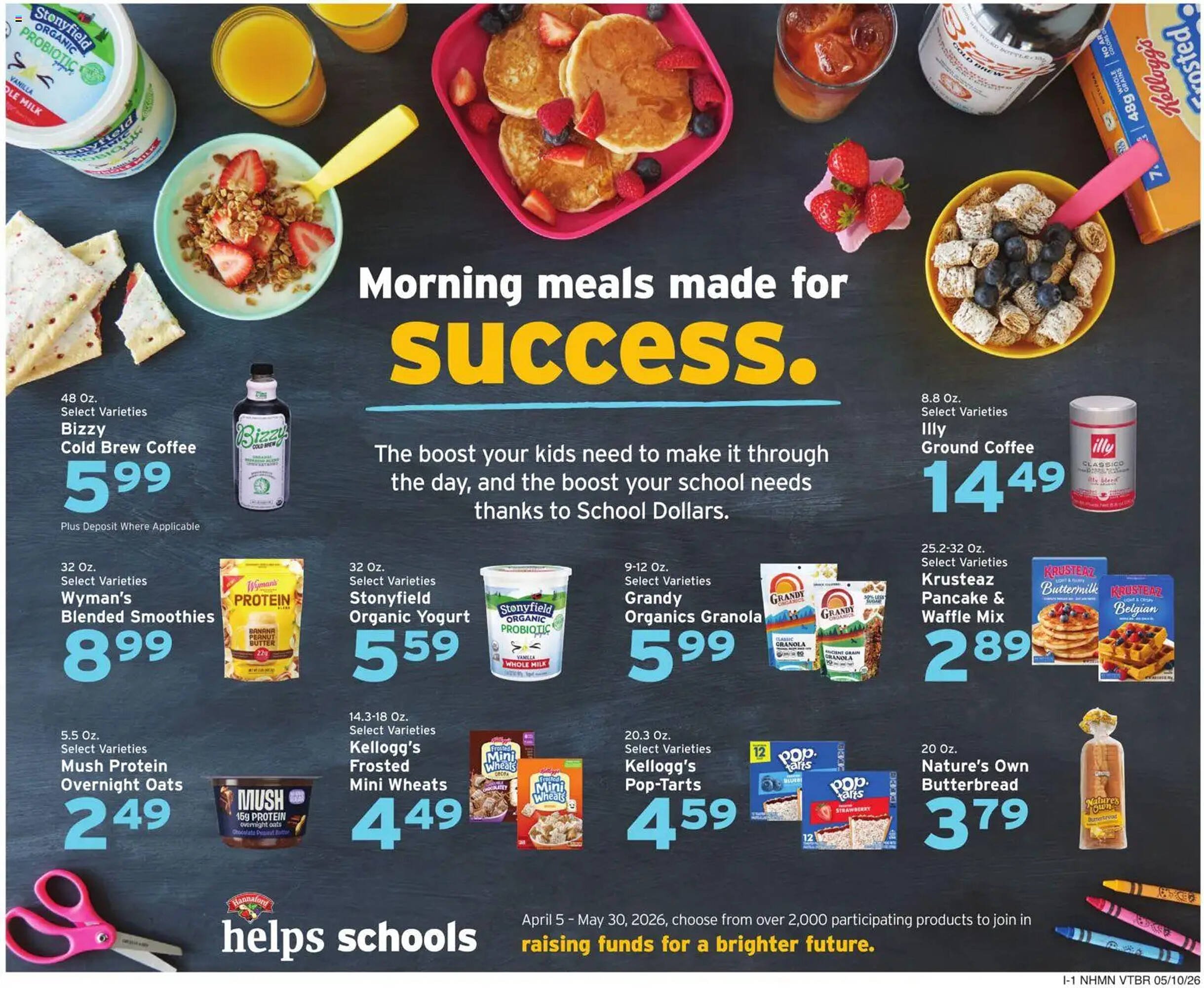 Hannaford flyer