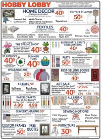 Hobby Lobby weekly ad
