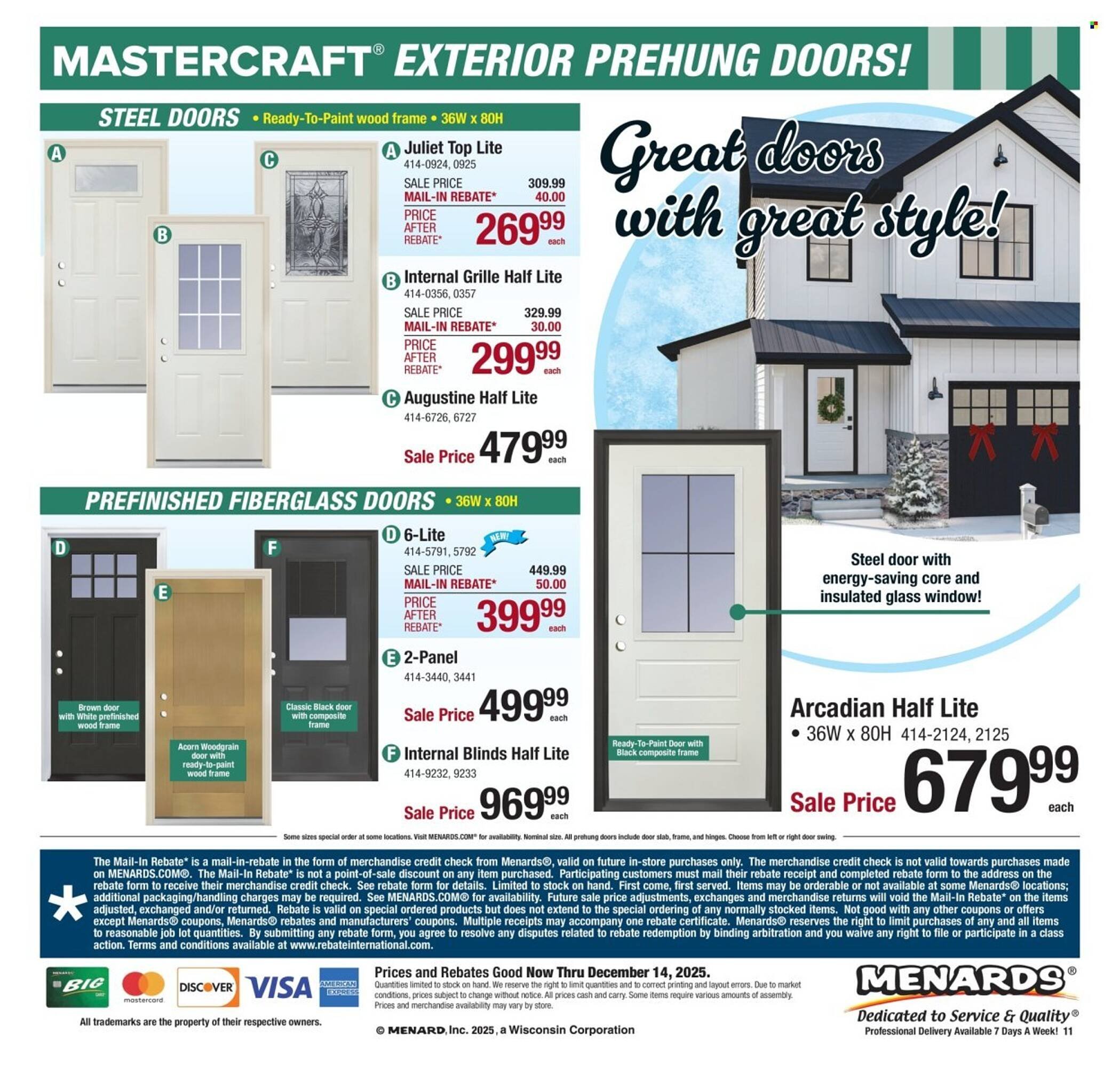 Menards weekly ad