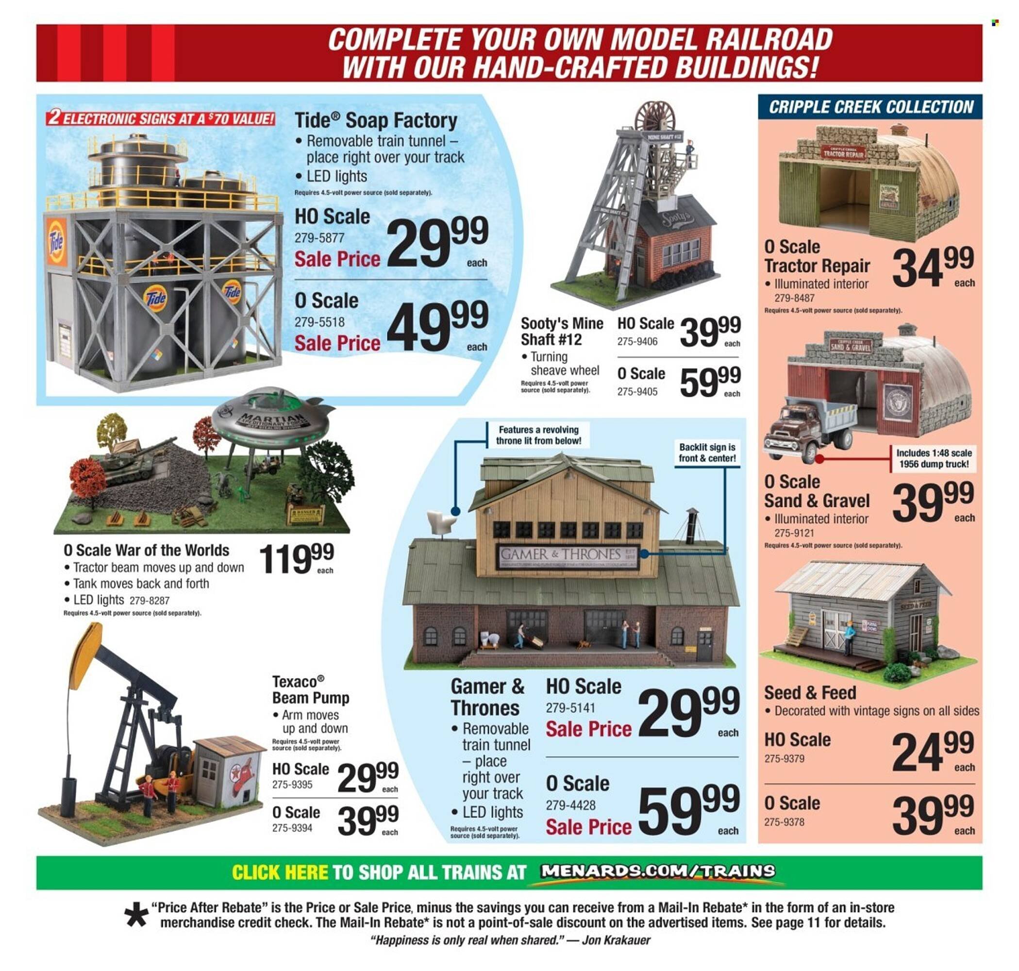 Menards weekly ad