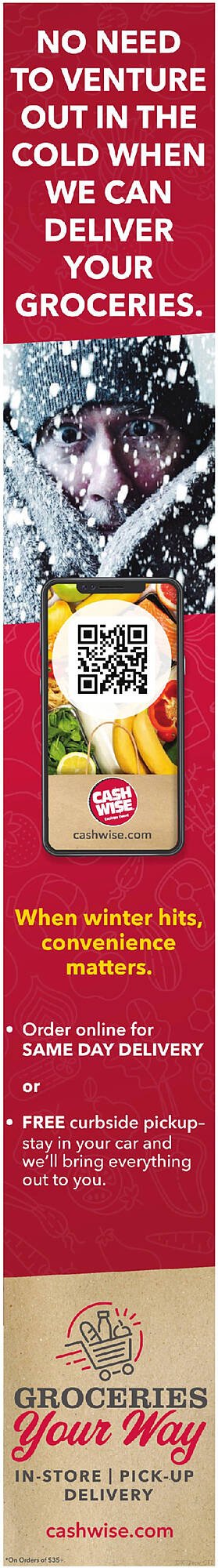 Cash Wise flyer