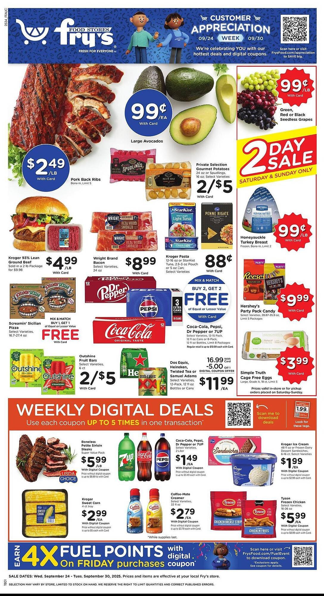 Fry&#039;s weekly ad (2025-09-24 - 2025-09-30) | 1