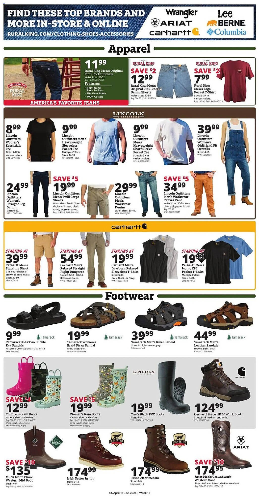 Rural King weekly ad