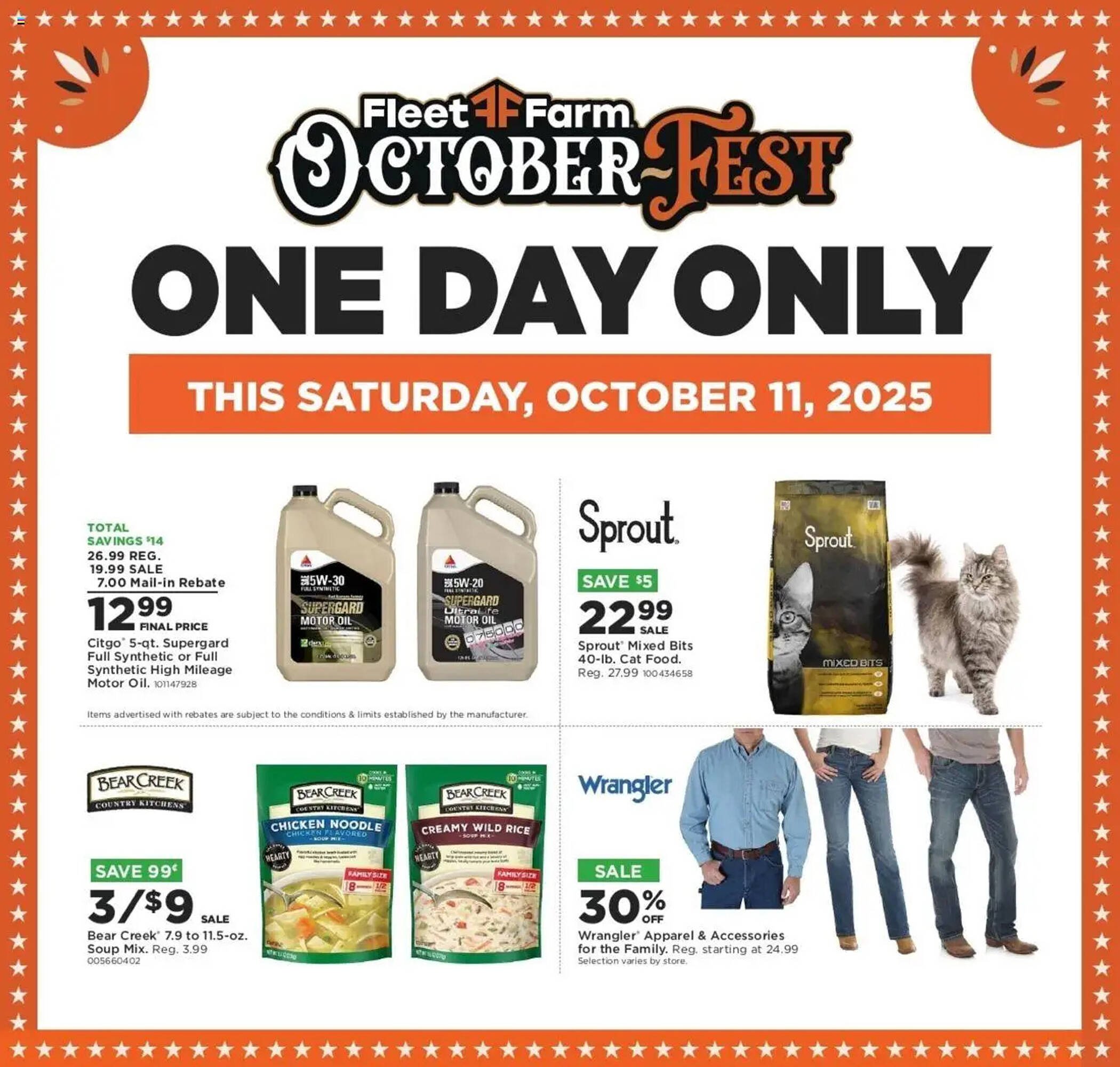 Mills Fleet Farm weekly ad (2025-10-09 - 2025-10-11) | 1