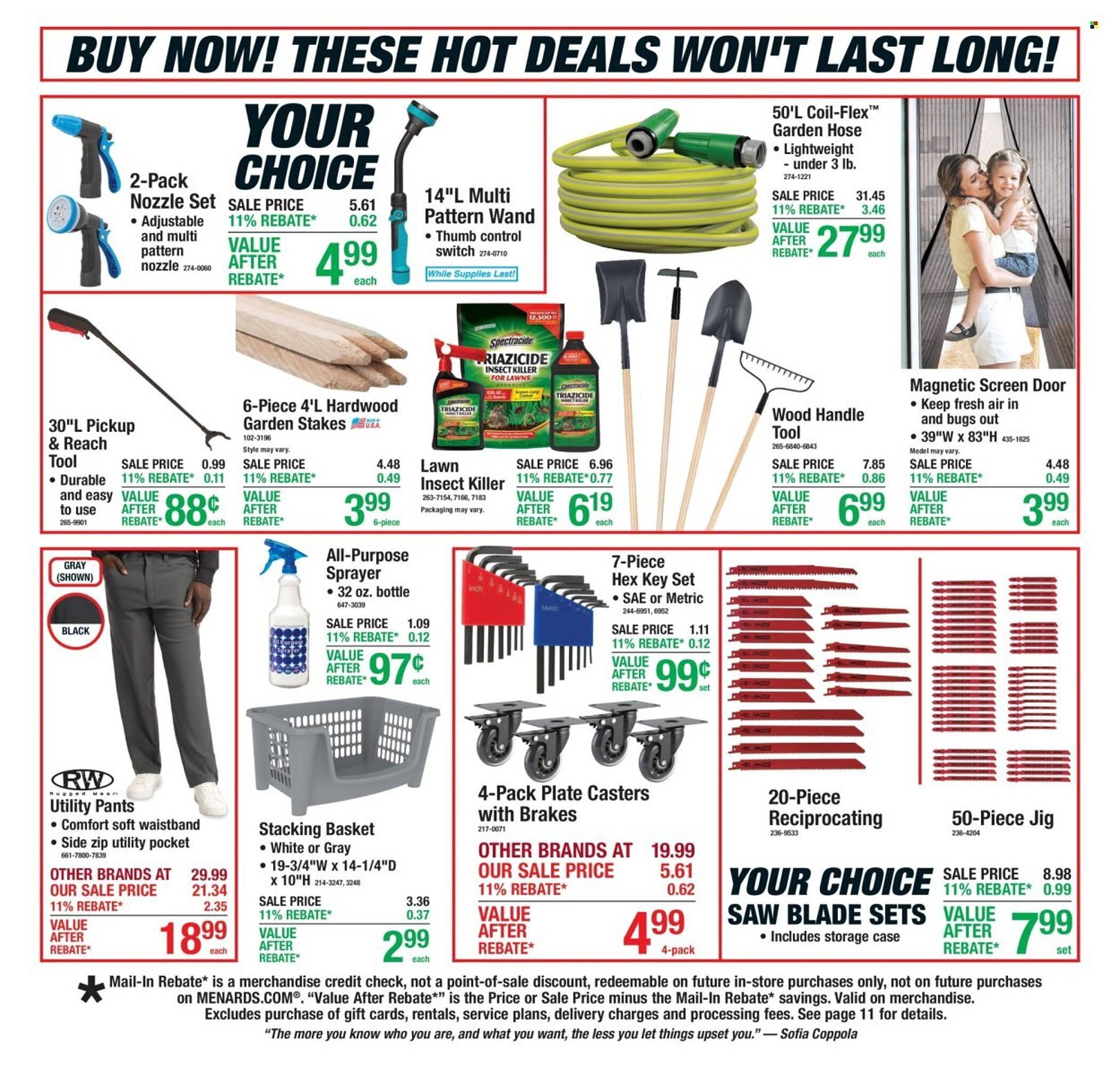 Menards weekly ad